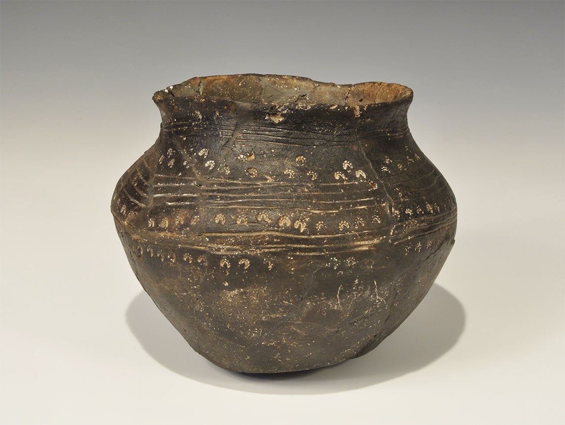 Anglo-Saxon Ceramic Horse-Warrior's Funerary Urn