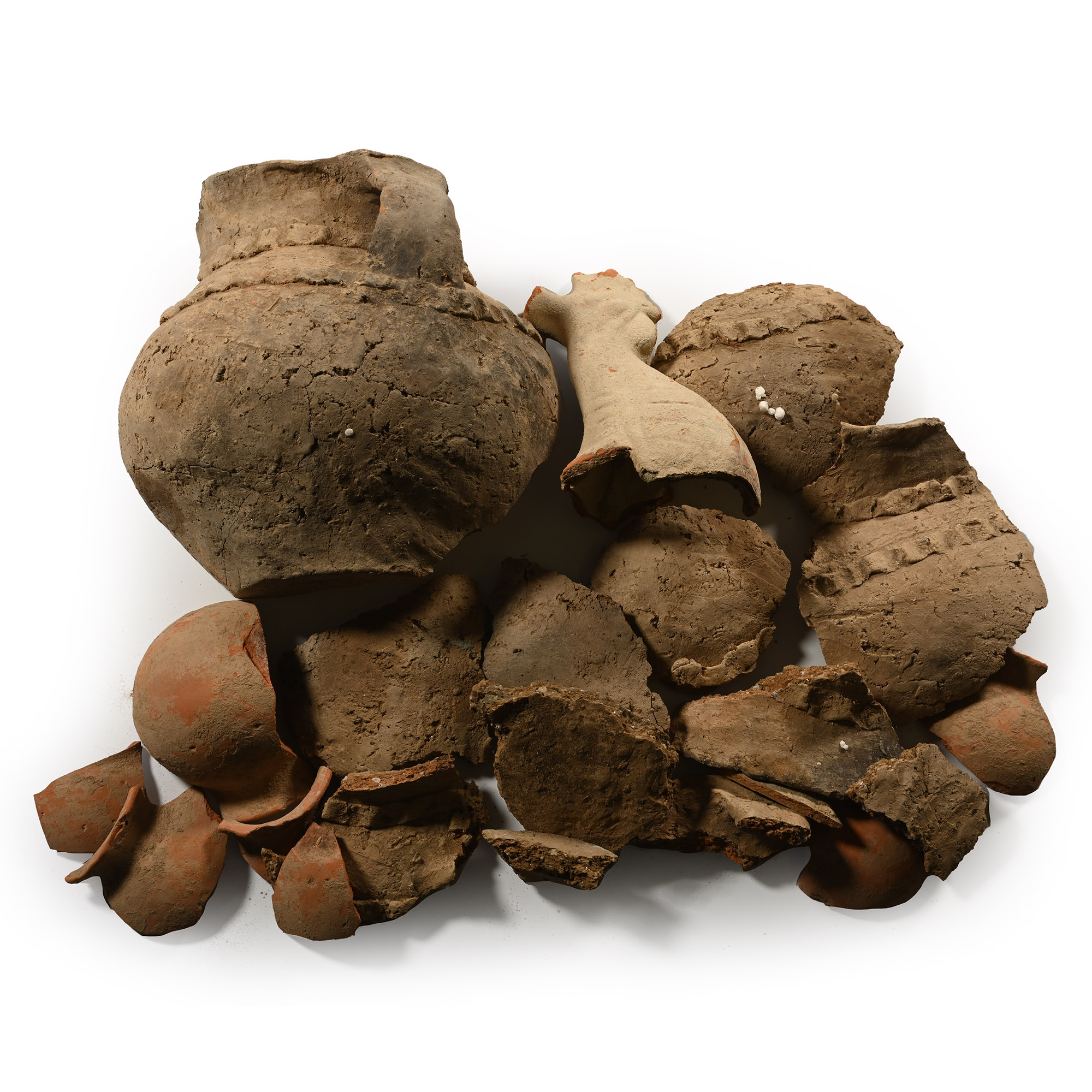 Western Asiatic Ancient Pottery Sherds Including an Animal Fragment