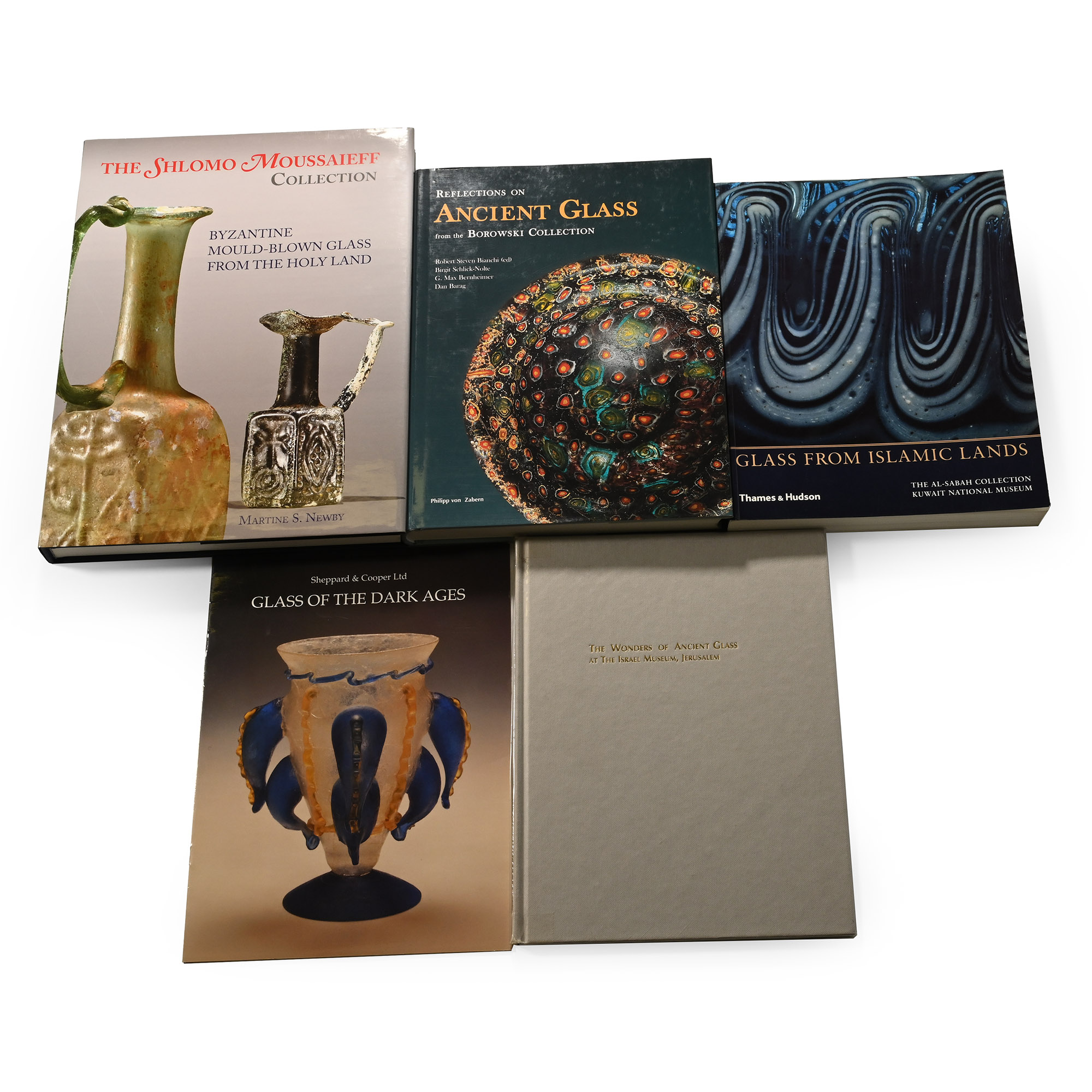 A Collection of Books on Ancient Glass - 5 Titles