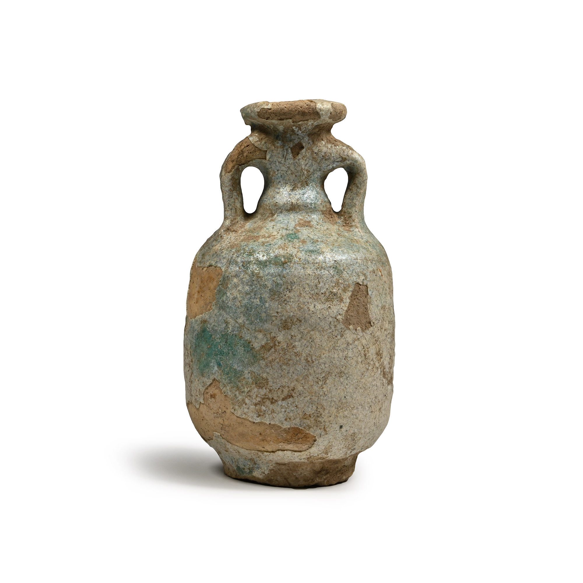 Parthian Glazed Jar with Two Handles