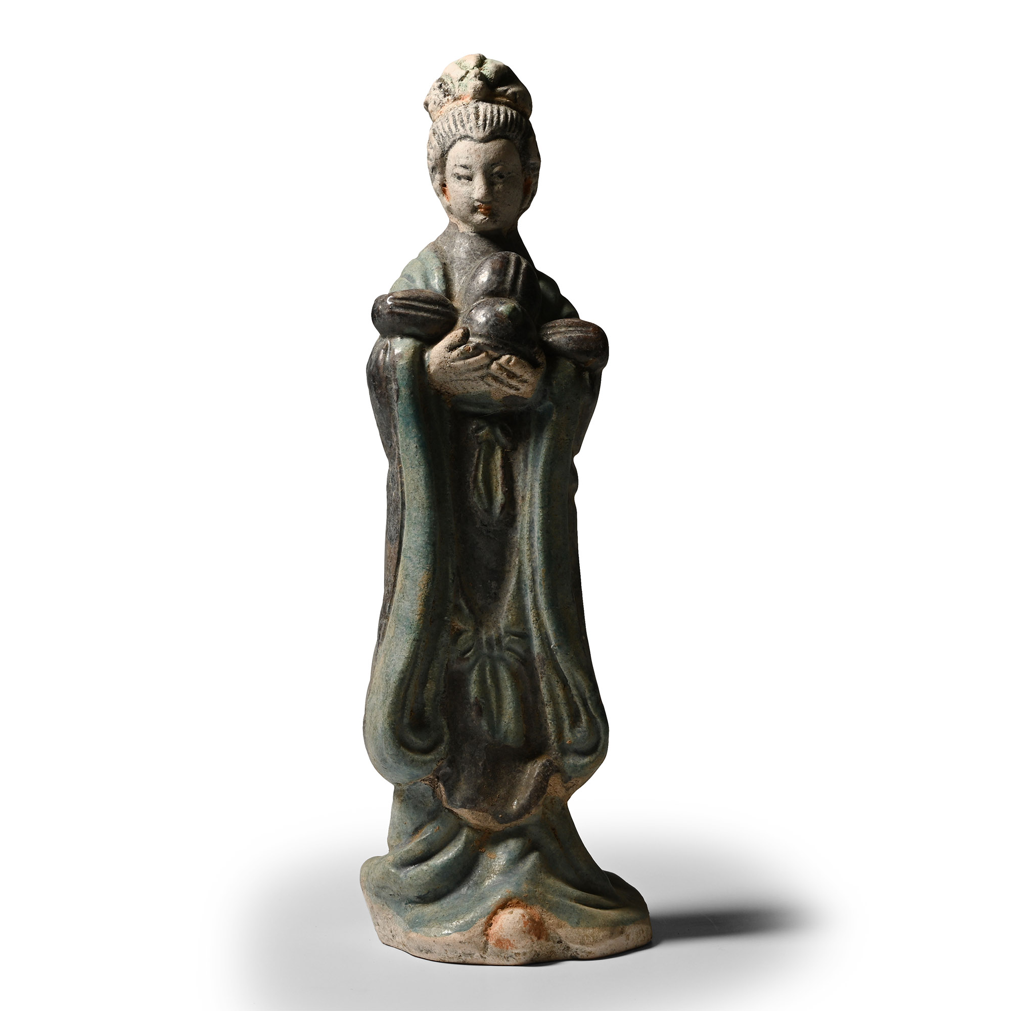 Chinese Ming Style Glazed Female Figure