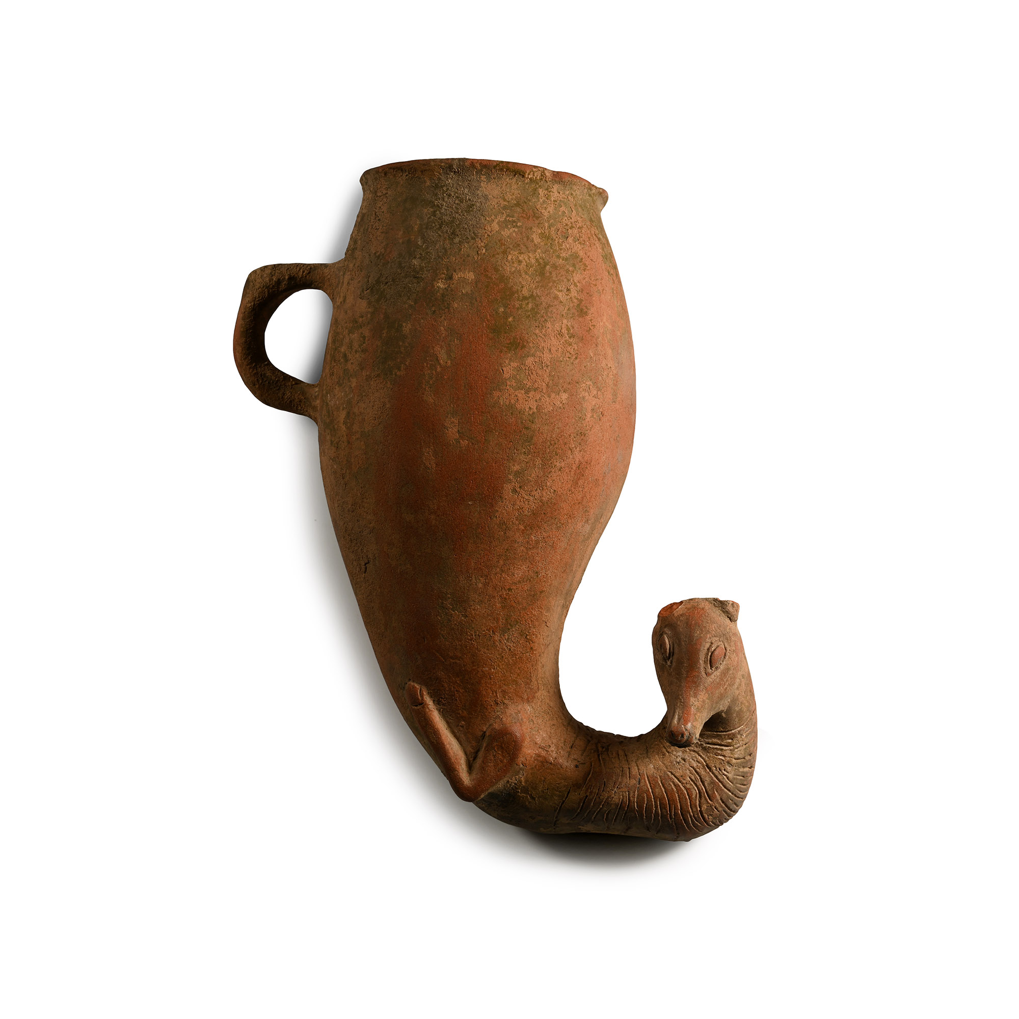 Amlash Style Terracotta Rhyton