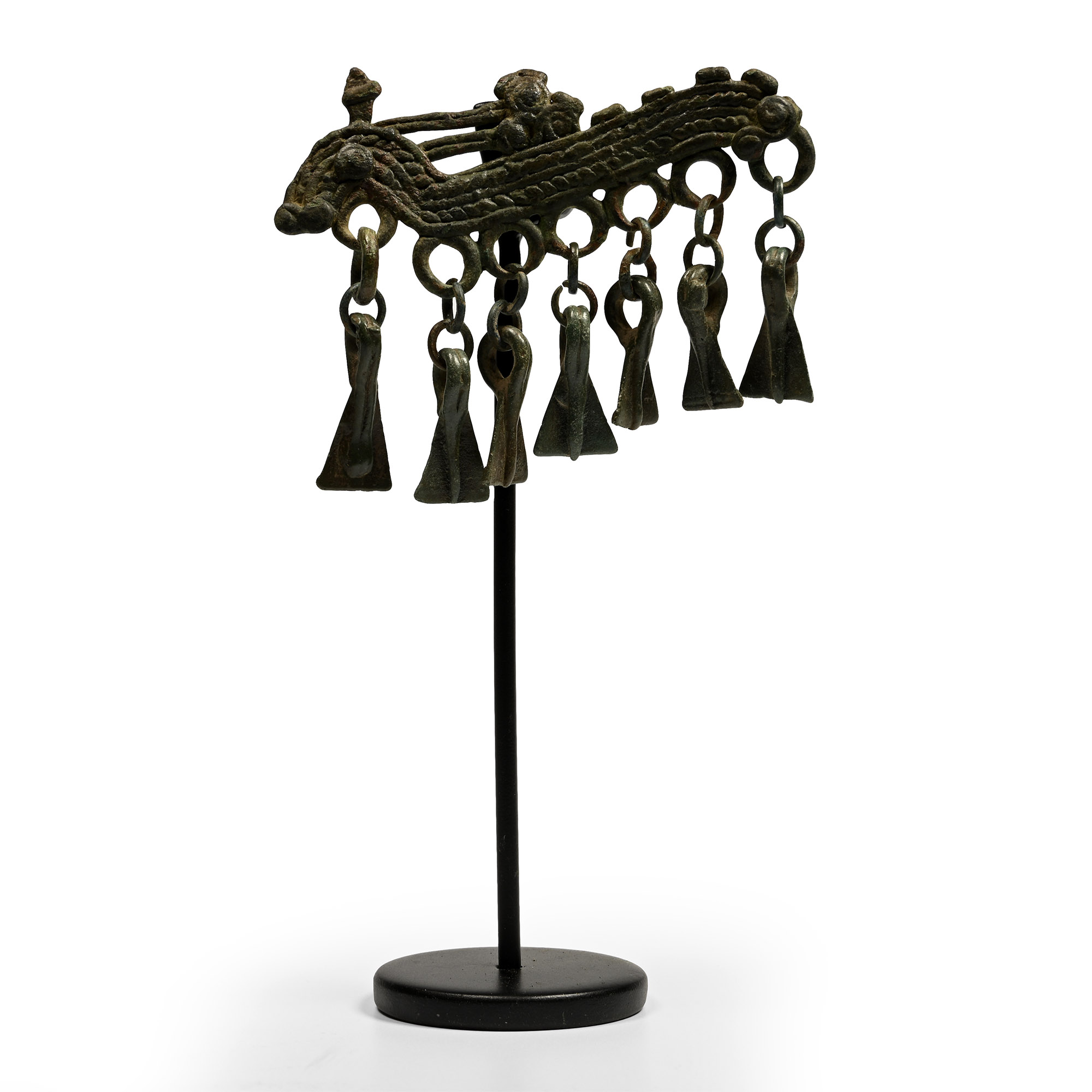 Viking Age Bronze Dragon Pendant with Foot Dangles