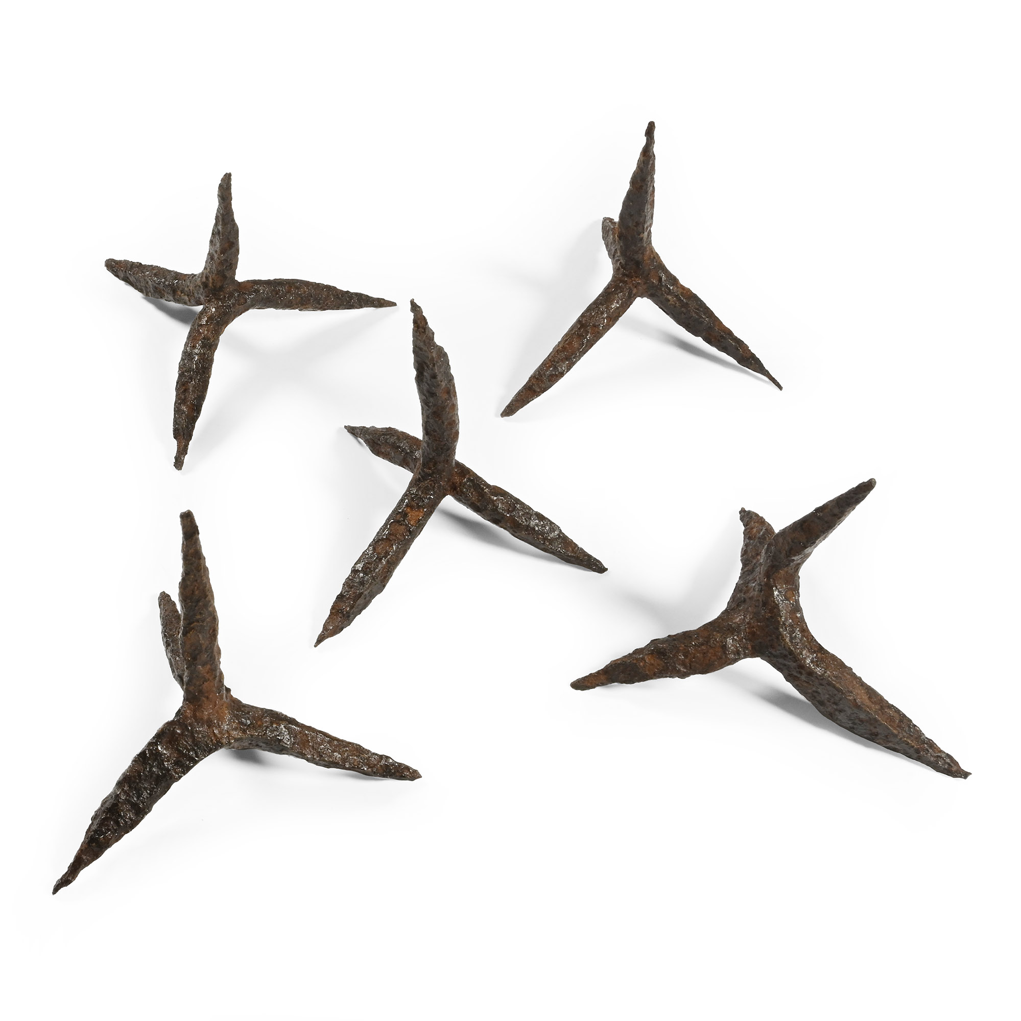 Medieval Iron Anti-Cavalry Caltrop Group