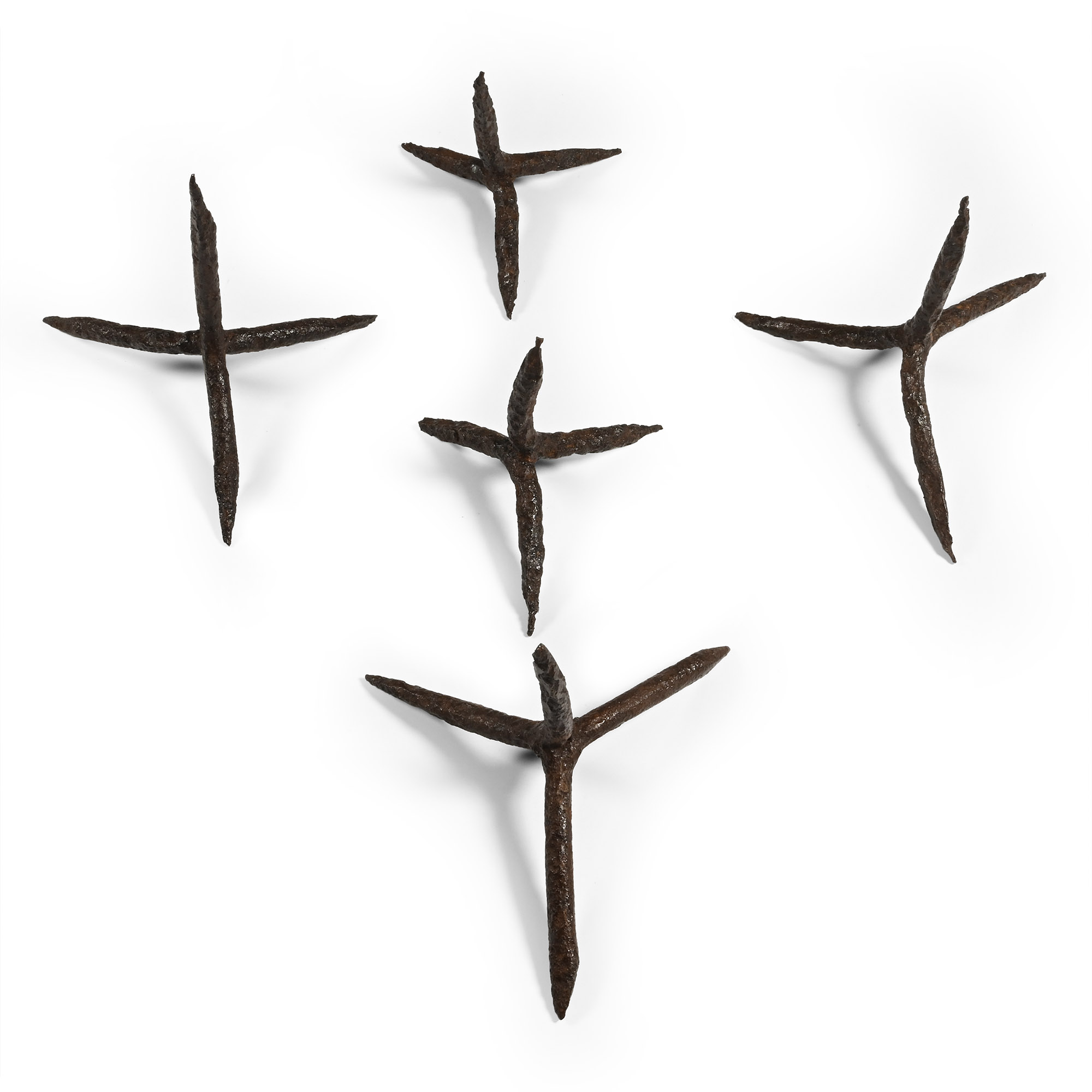 Medieval Iron Anti-Cavalry Caltrop Group