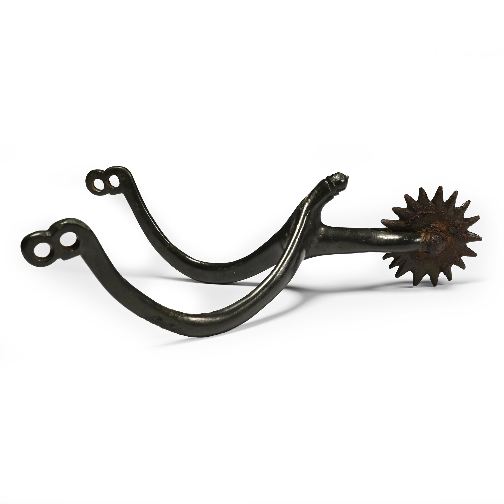Medieval Bronze Spur with Rowel