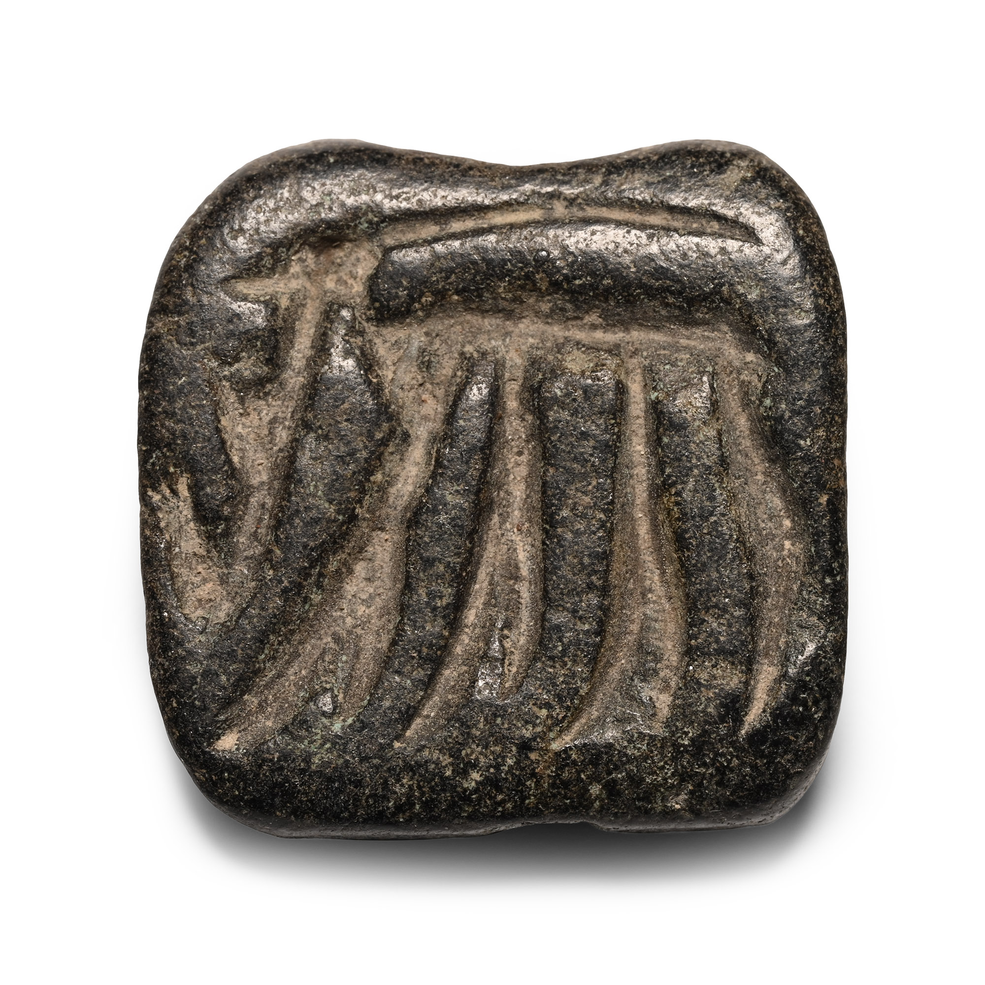 Bactrian Steatite Stamp Seal with Elephant