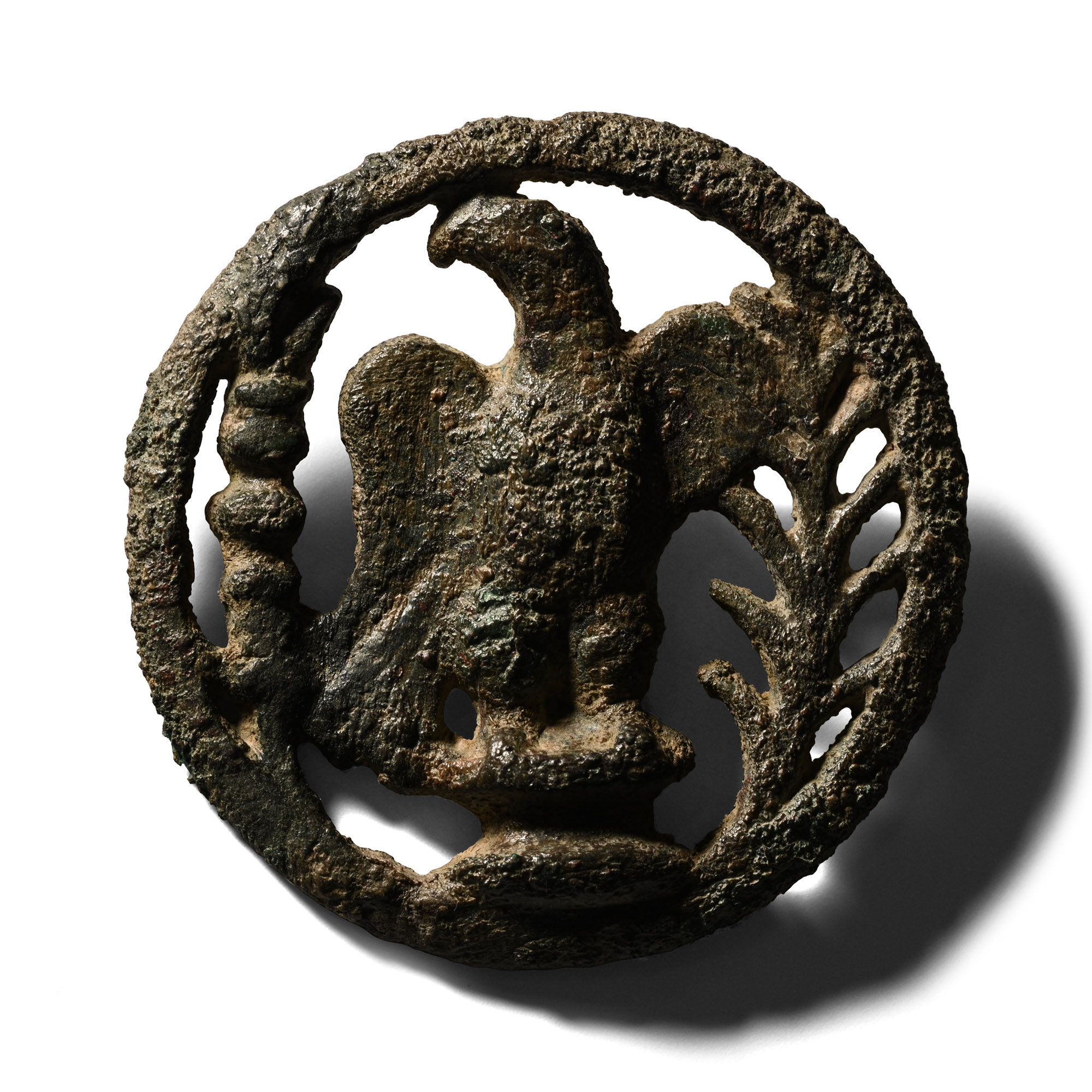 Roman Bronze Openwork Eagle Phalera
