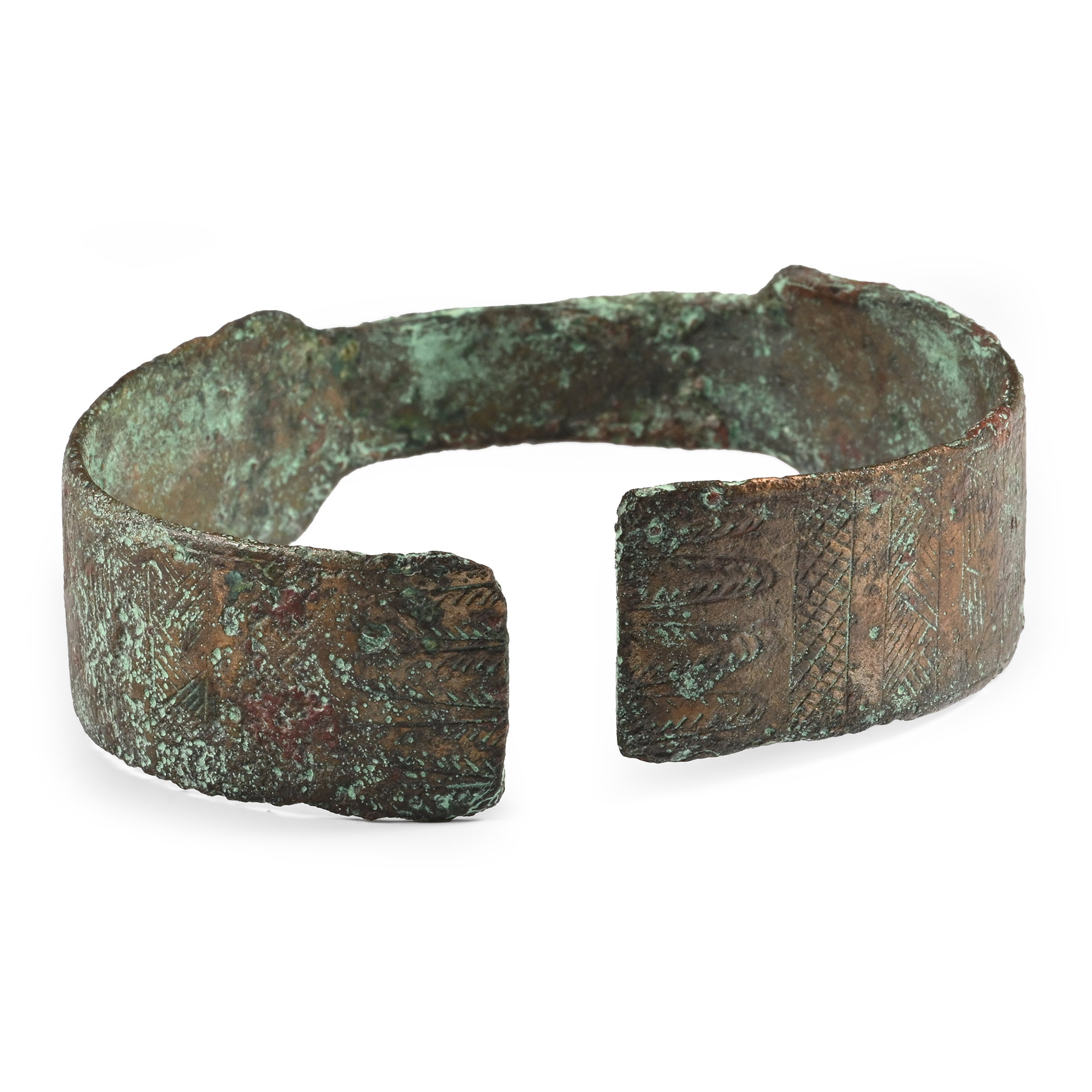 Western Asiatic Bronze Decorated Bracelet