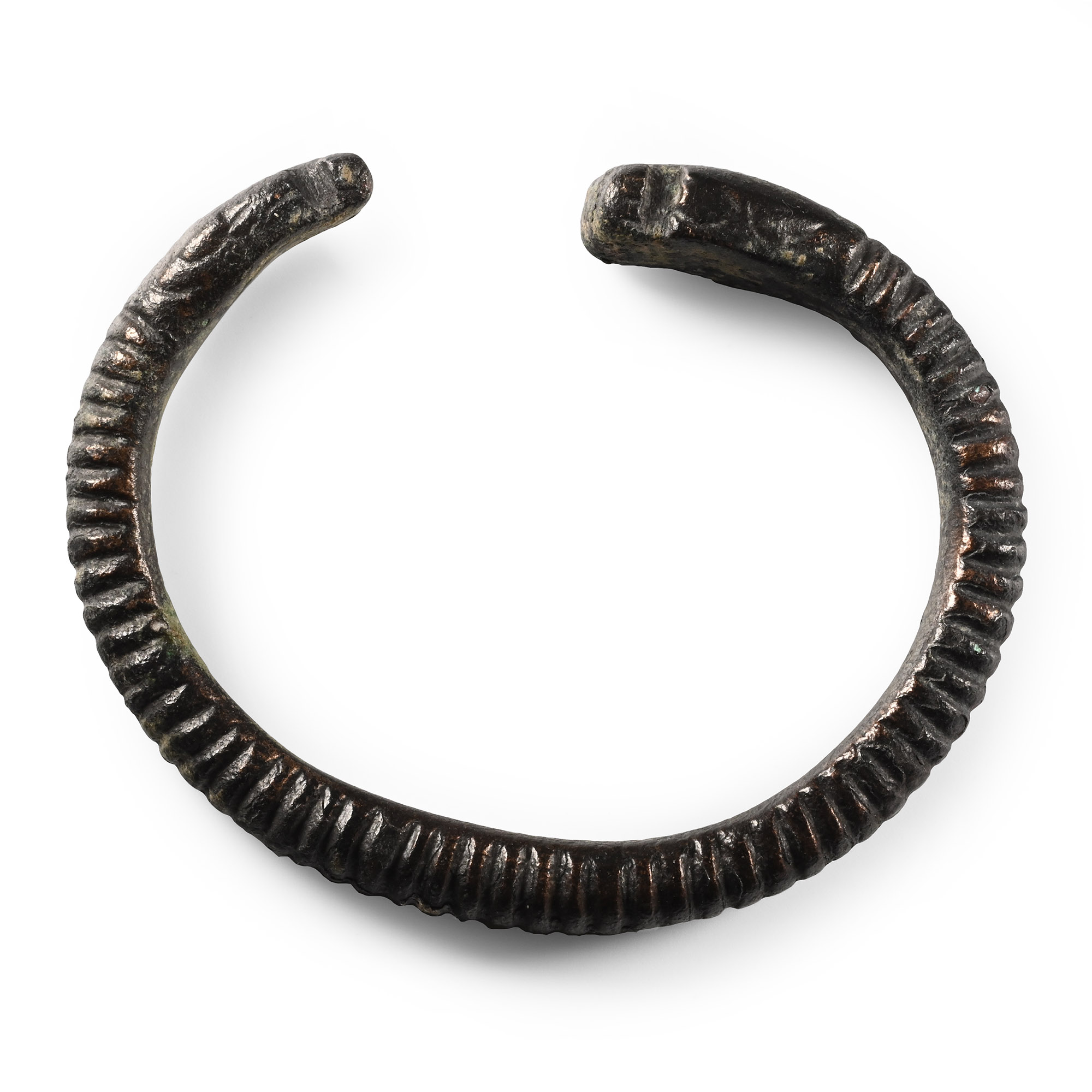 Western Asiatic Bronze Decorated Bracelet