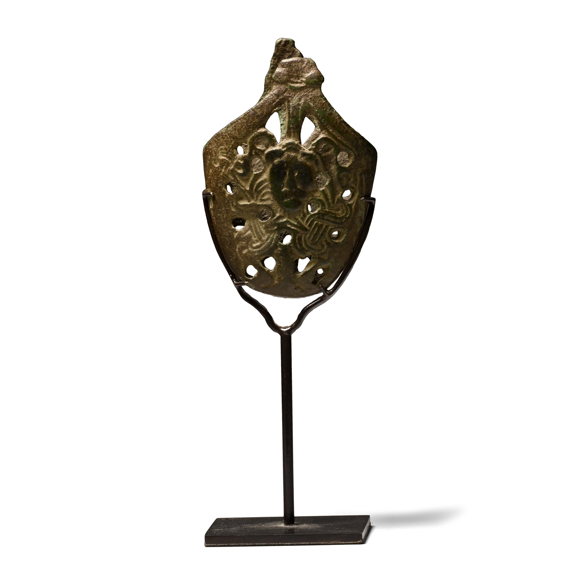 Viking Bronze Openwork Sword Chape