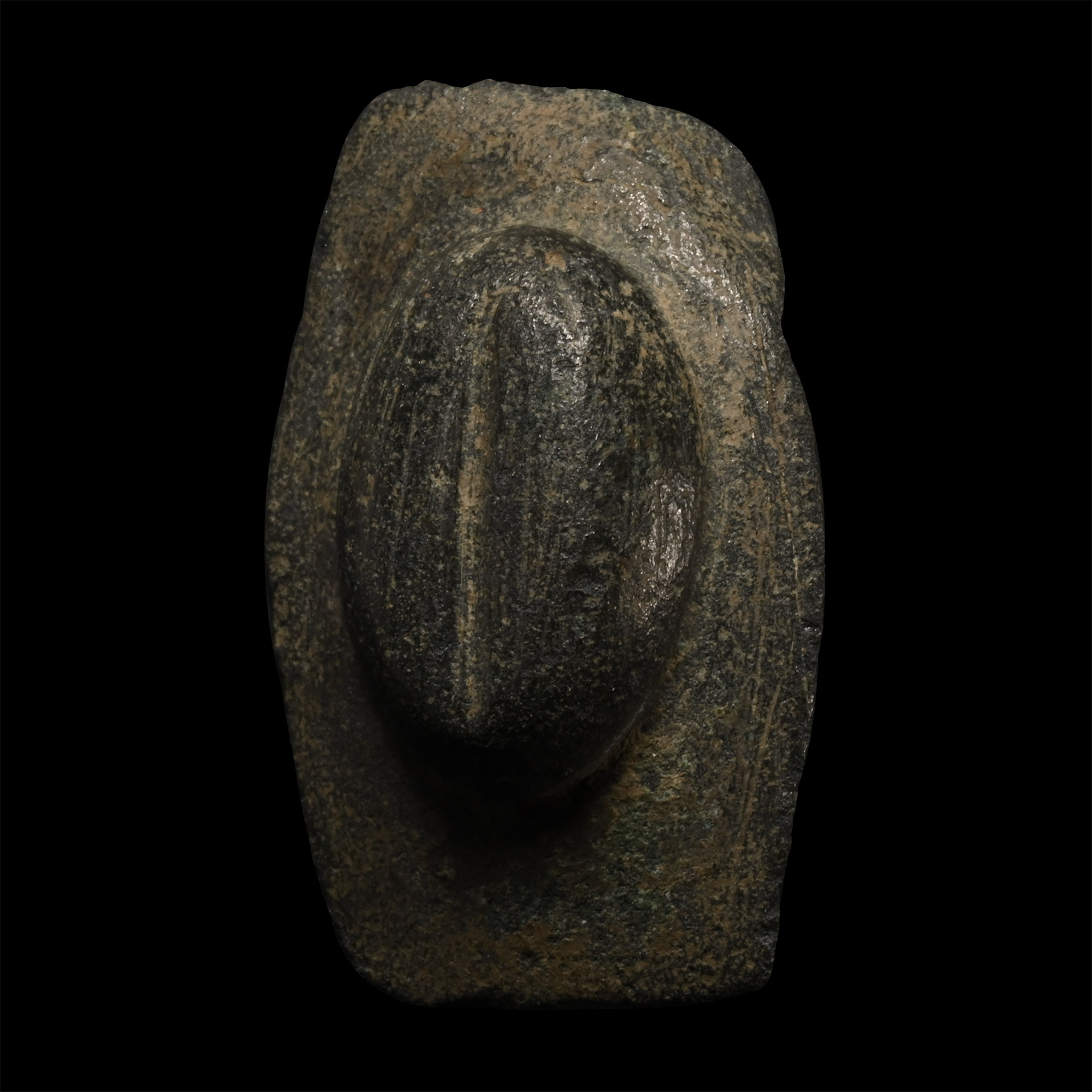 Romano-British Bronze Vulva Mount