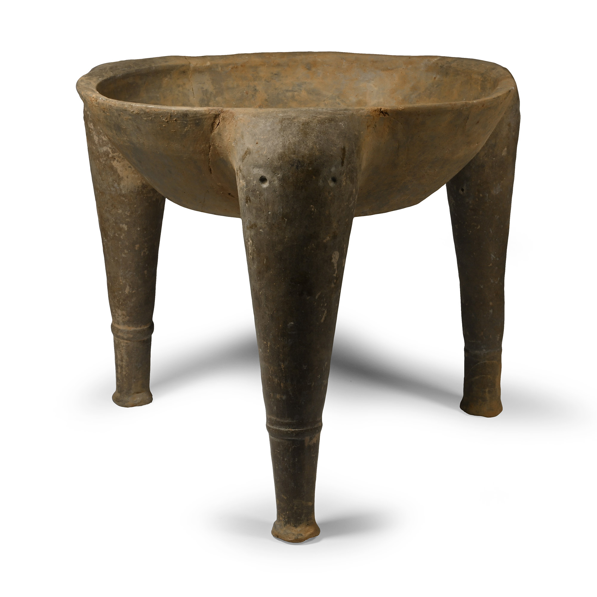 Western Asiatic Terracotta Elephant Tripod Vessel
