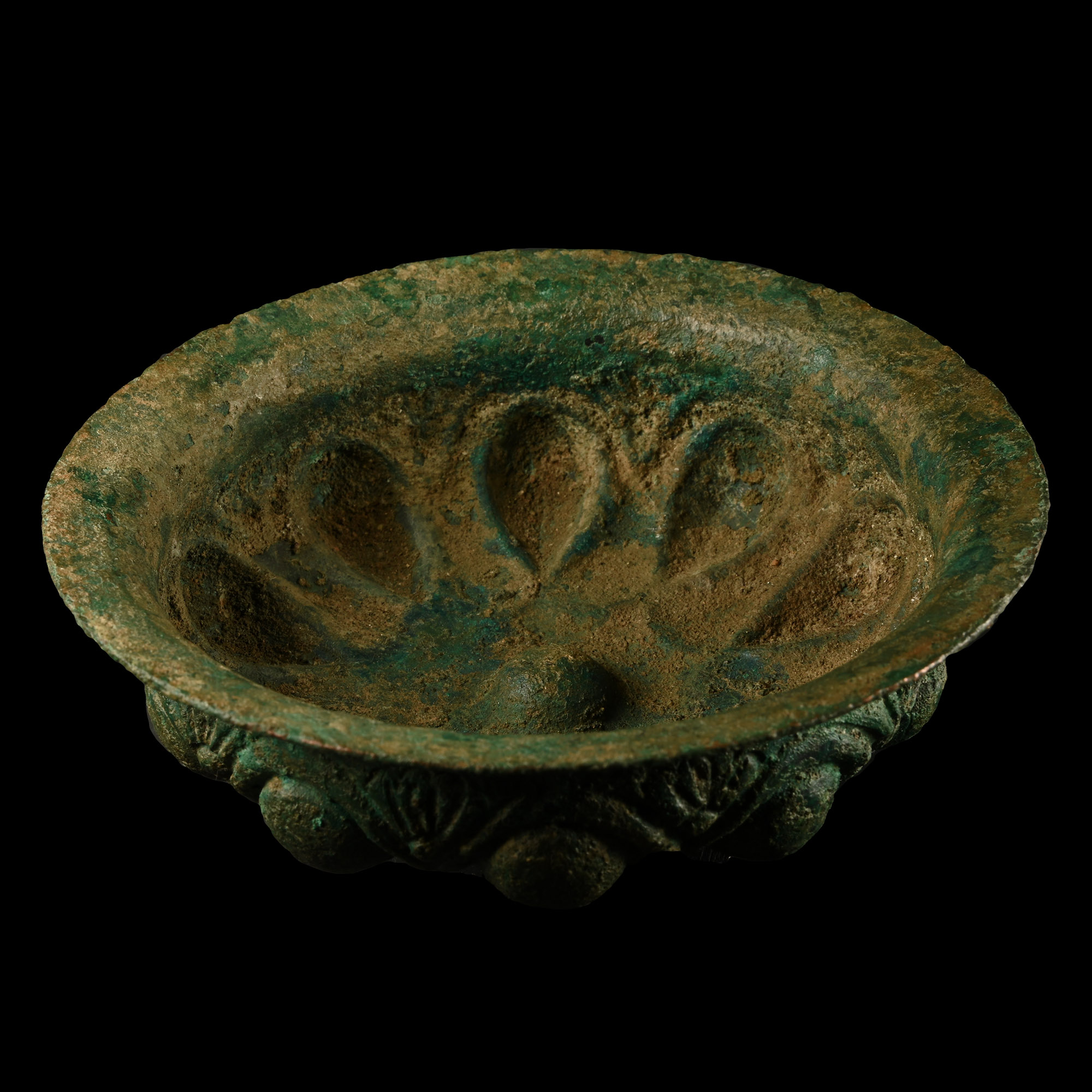 Achaemenid Decorated Bronze Phiale Mesomphalos