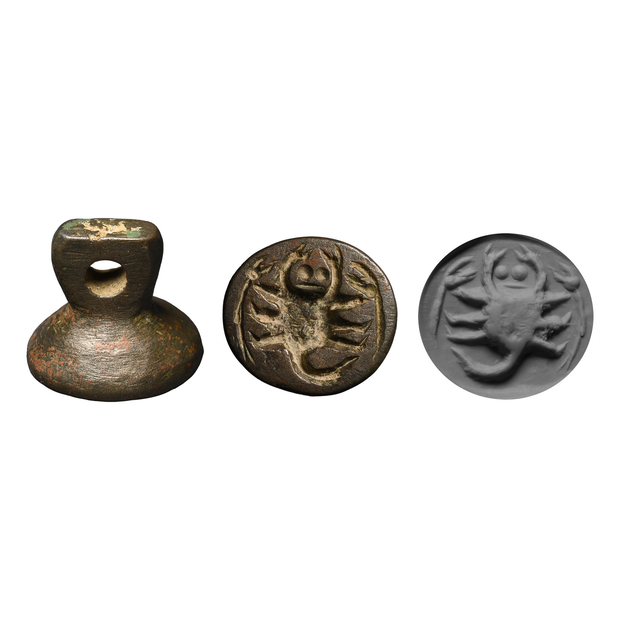 Bactrian Bronze Scorpion Stamp Seal