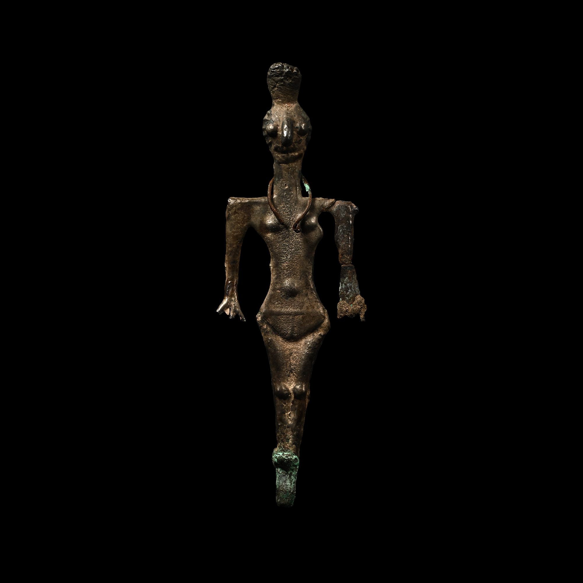 Syro-Hittite Silver Fertility Goddess