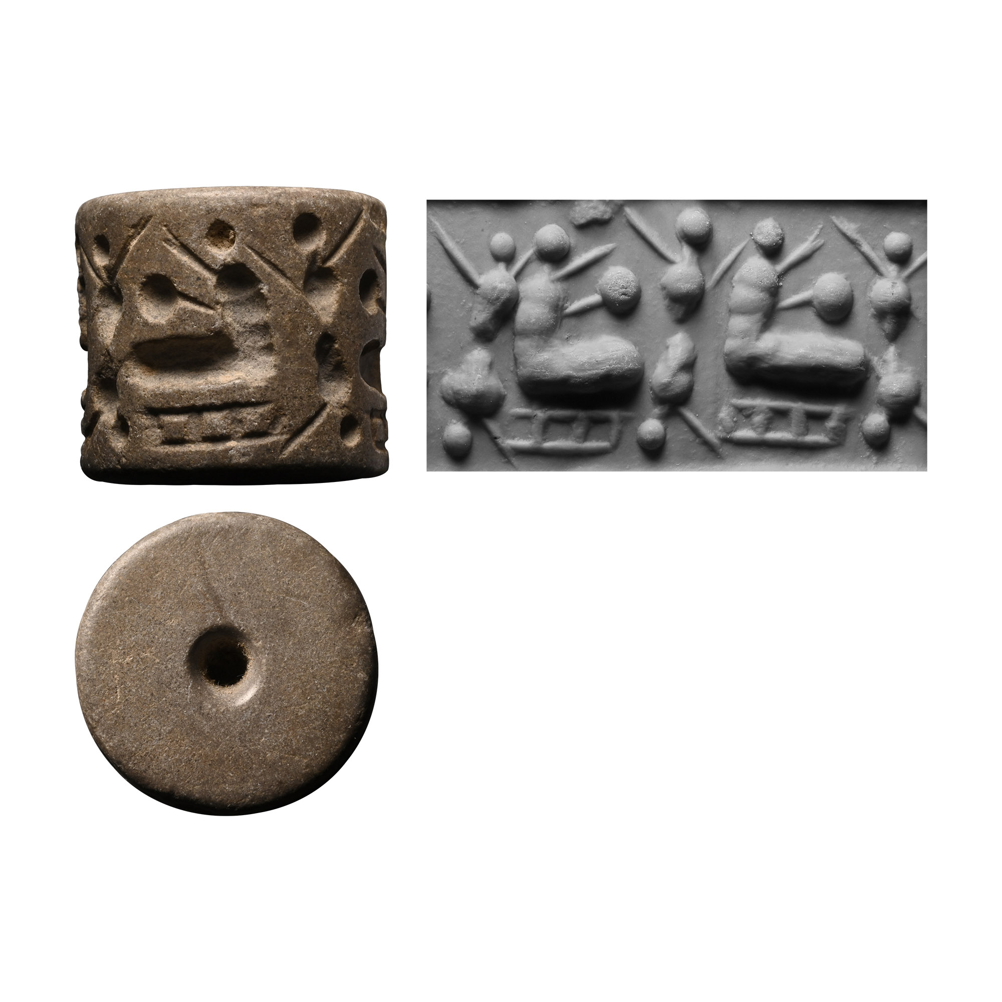 Jemdet Nasr Type Cylinder Seal with Figures