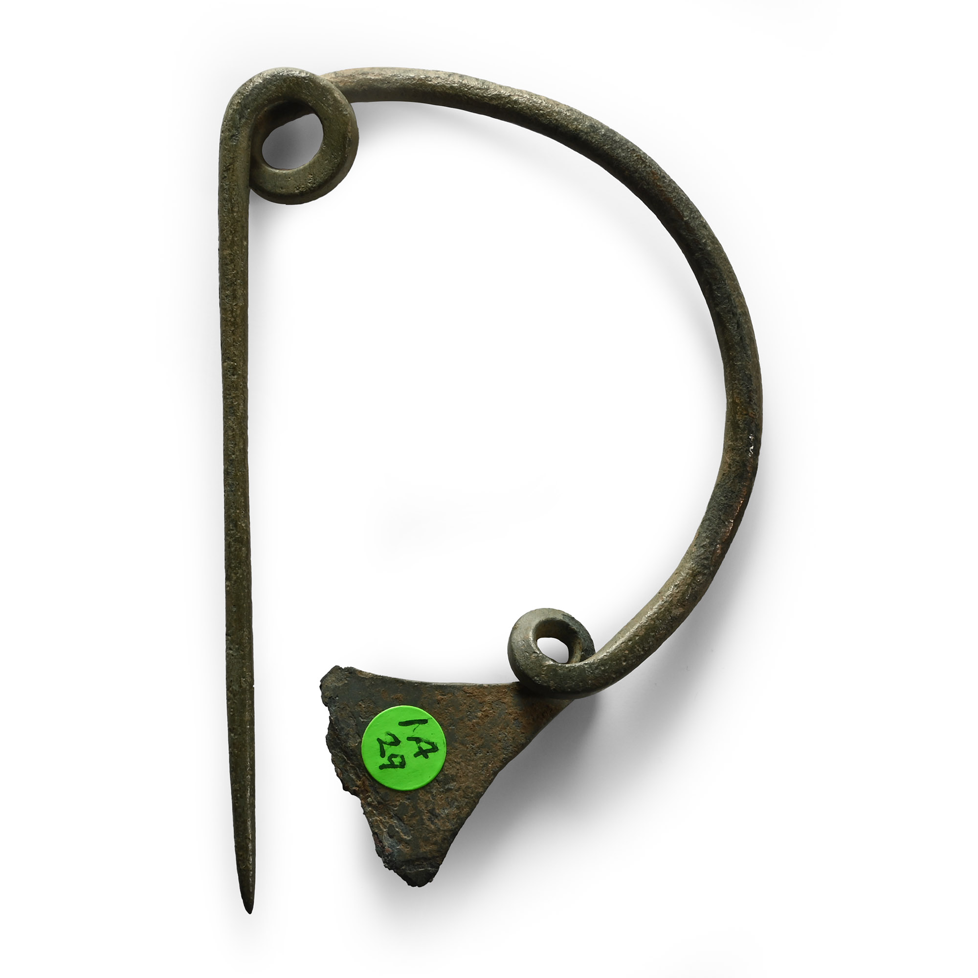 Greek Bronze Bow Brooch