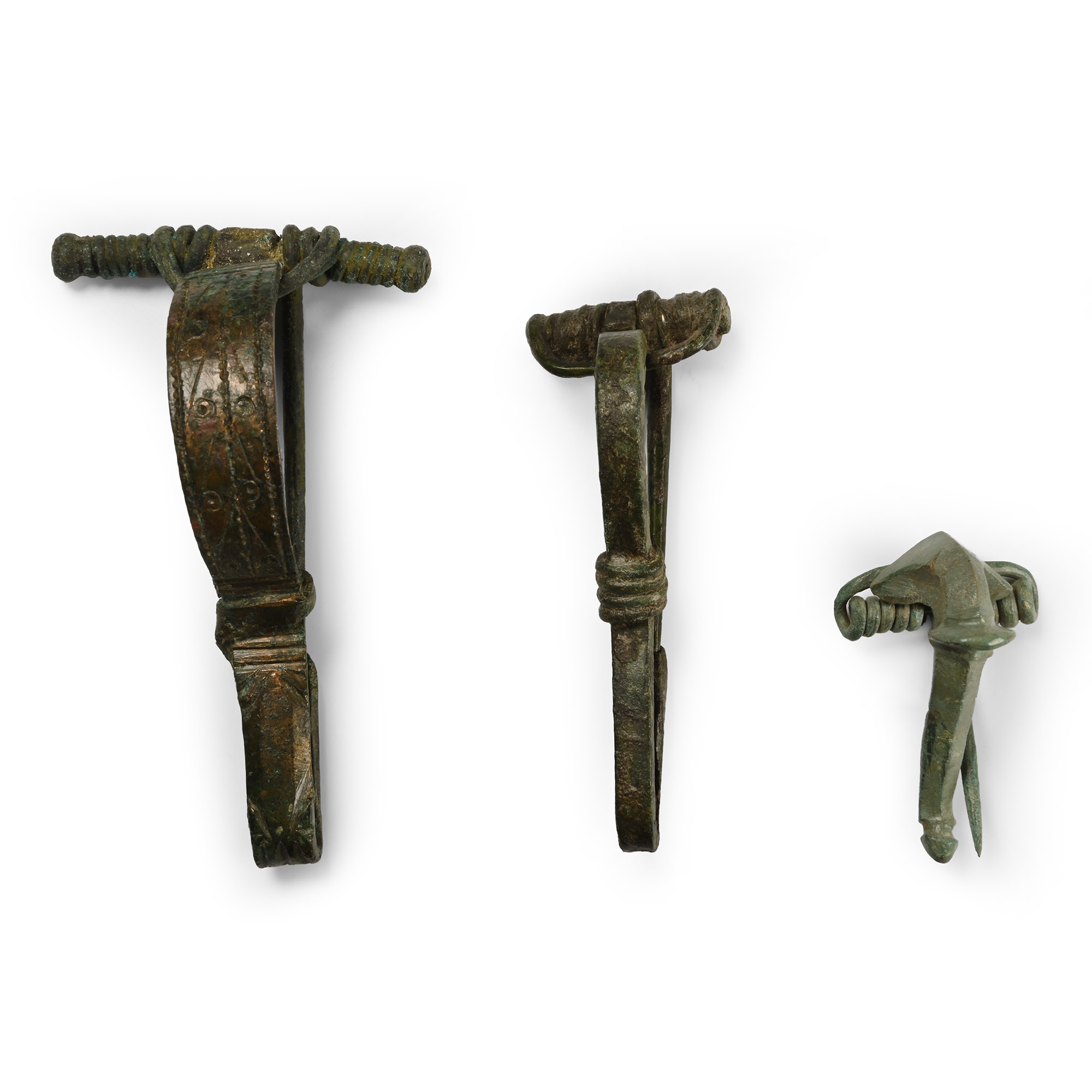 Roman Bronze Bow Brooch Collection