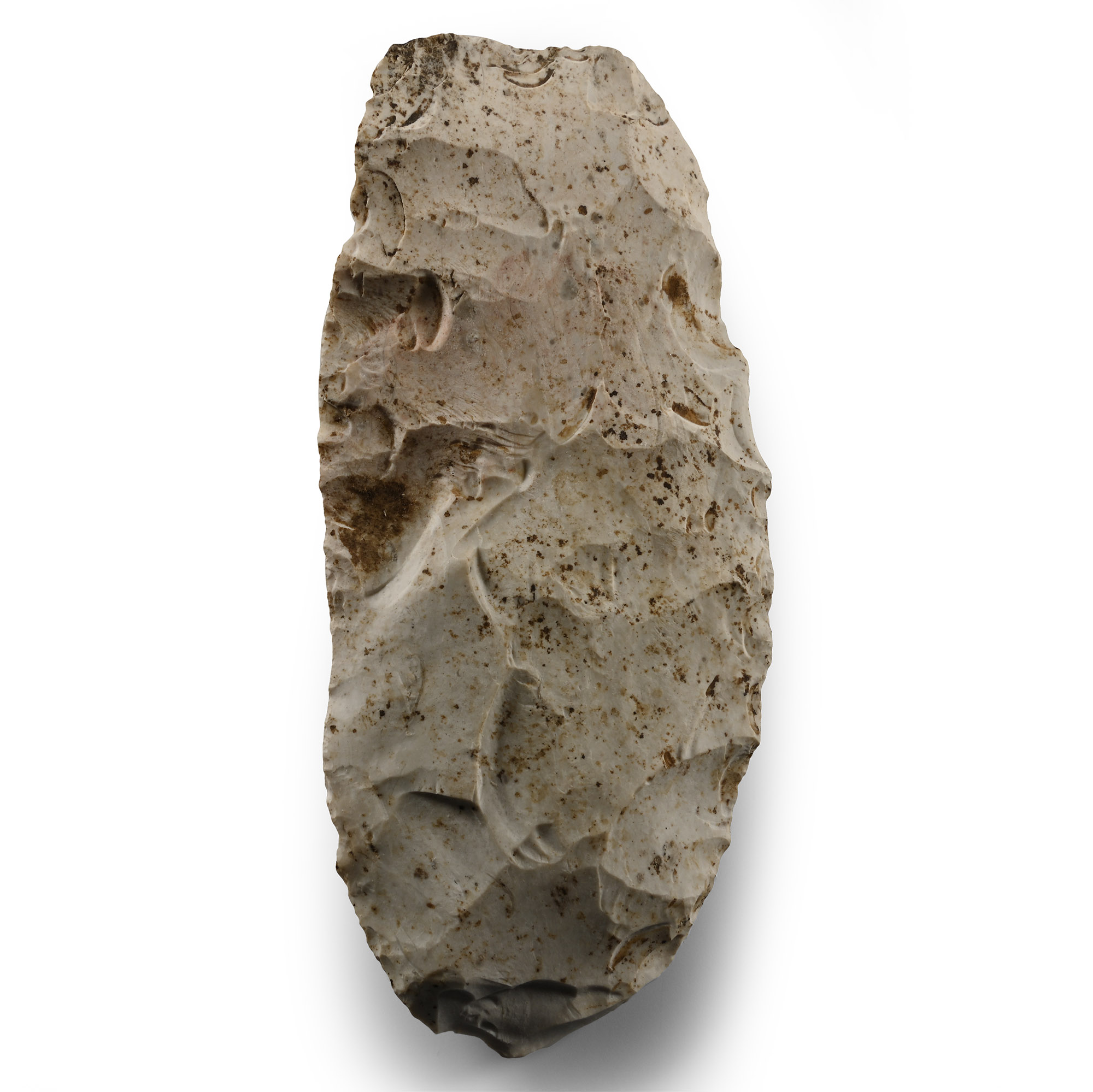 Native American Knapped Stone Hand Axe
