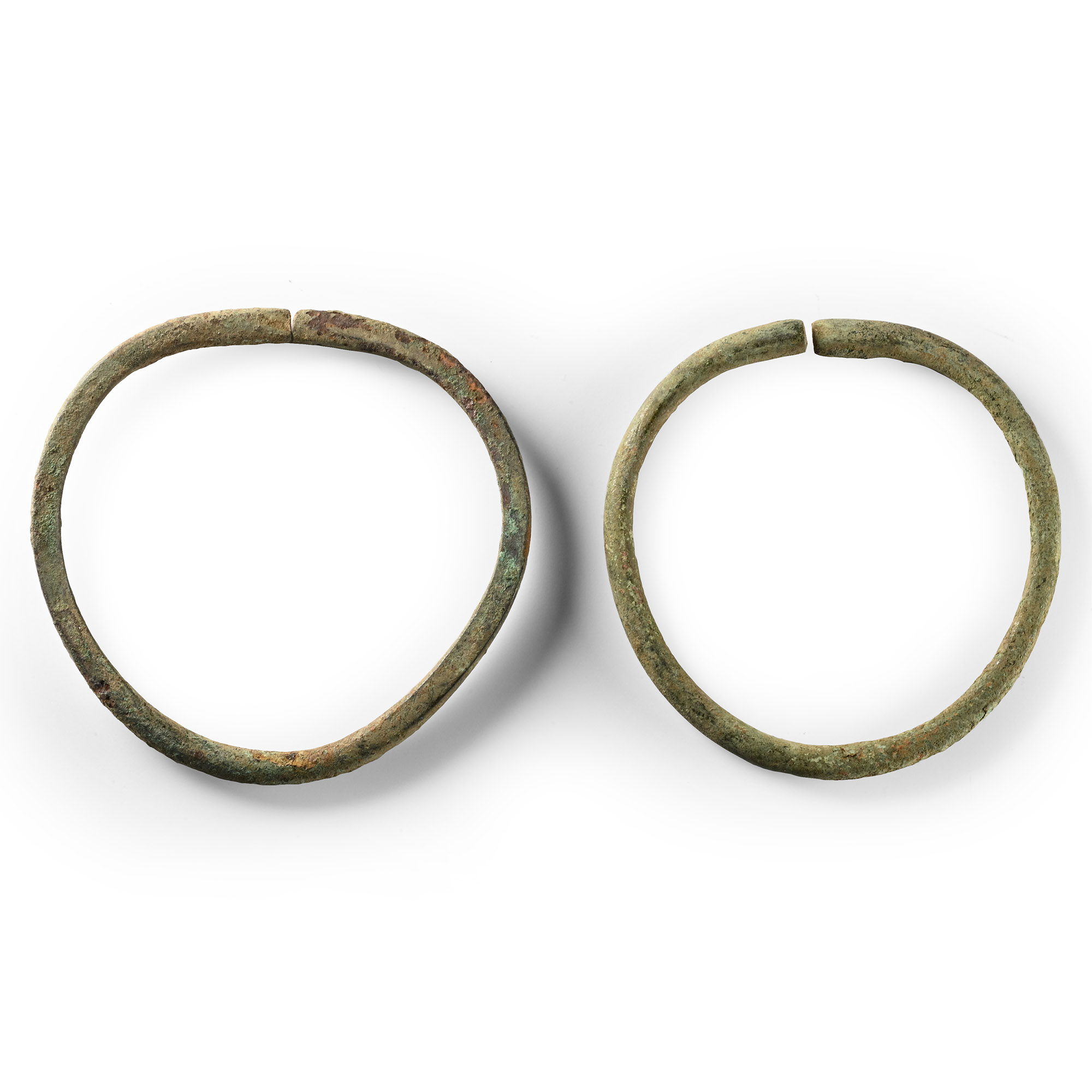 Bronze Age Bracelet Pair with Trumpet Terminals