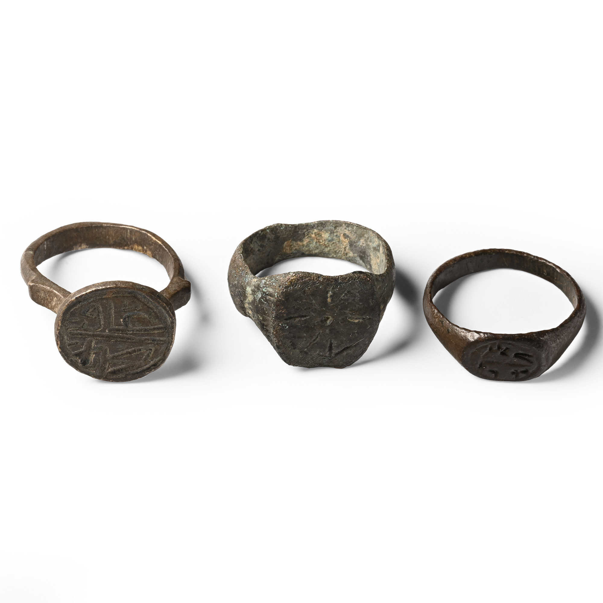 Medieval Bronze Ring Group