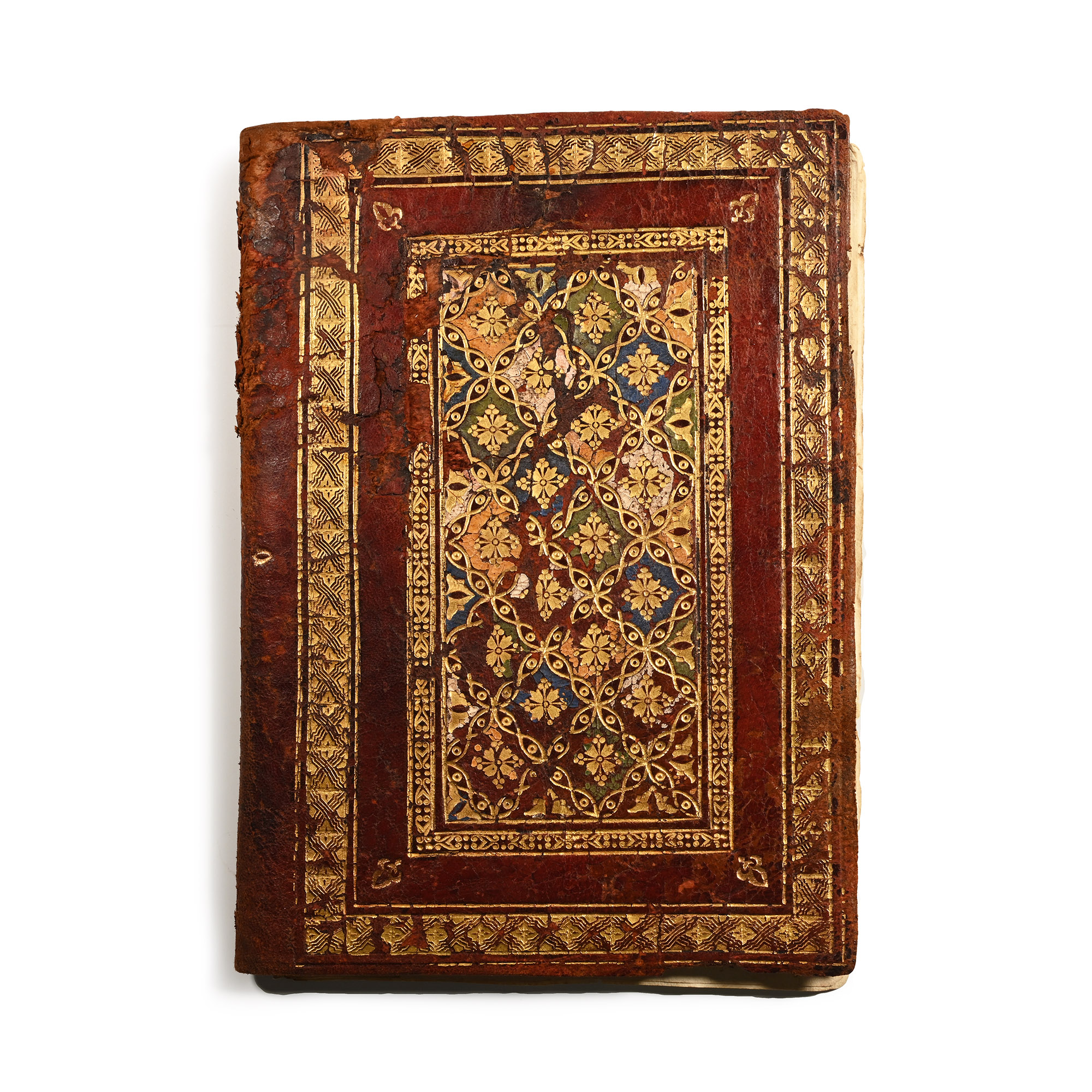 Hebrew Leather Bound Manuscript of Book of Psalms