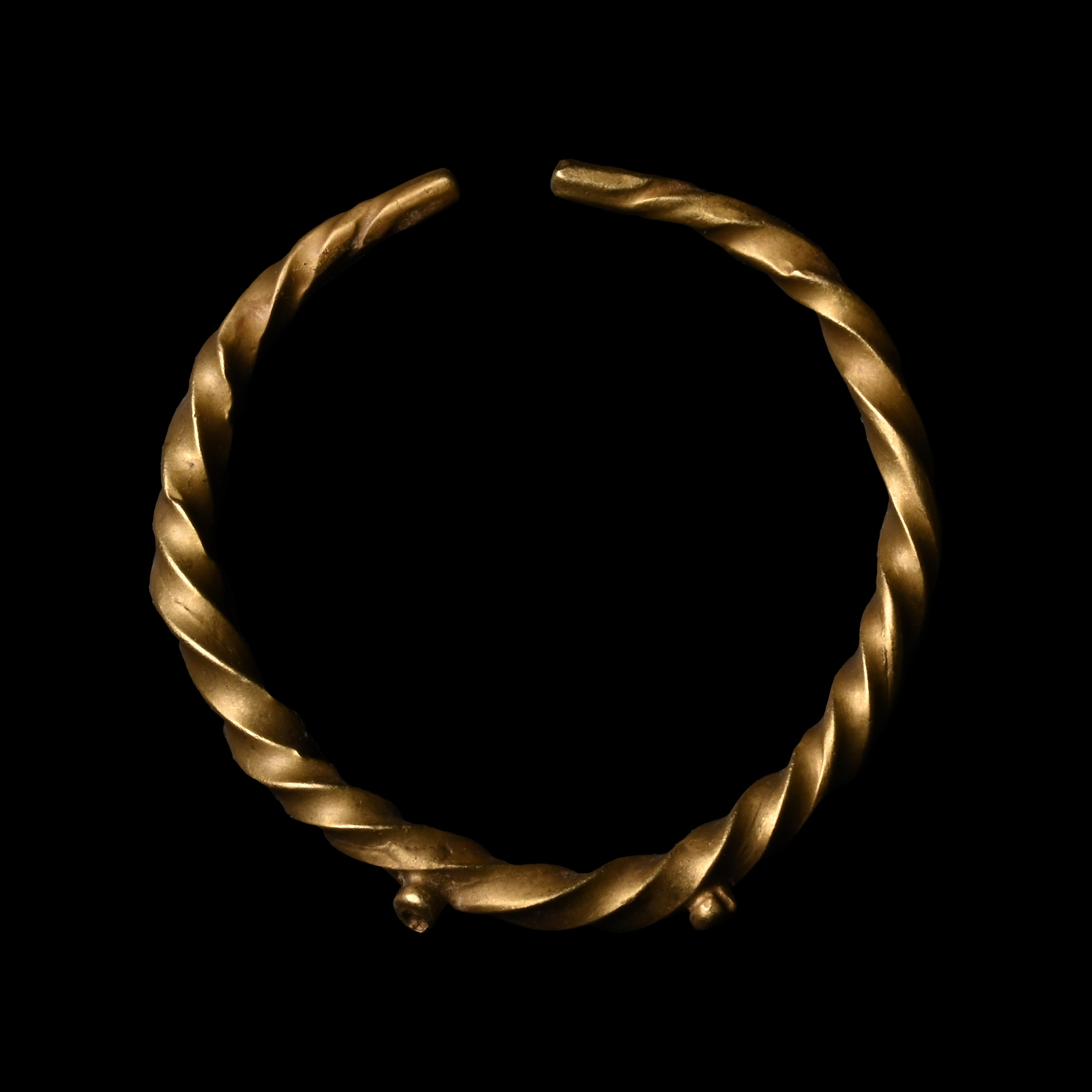 Viking Gold Twisted Wire Ring