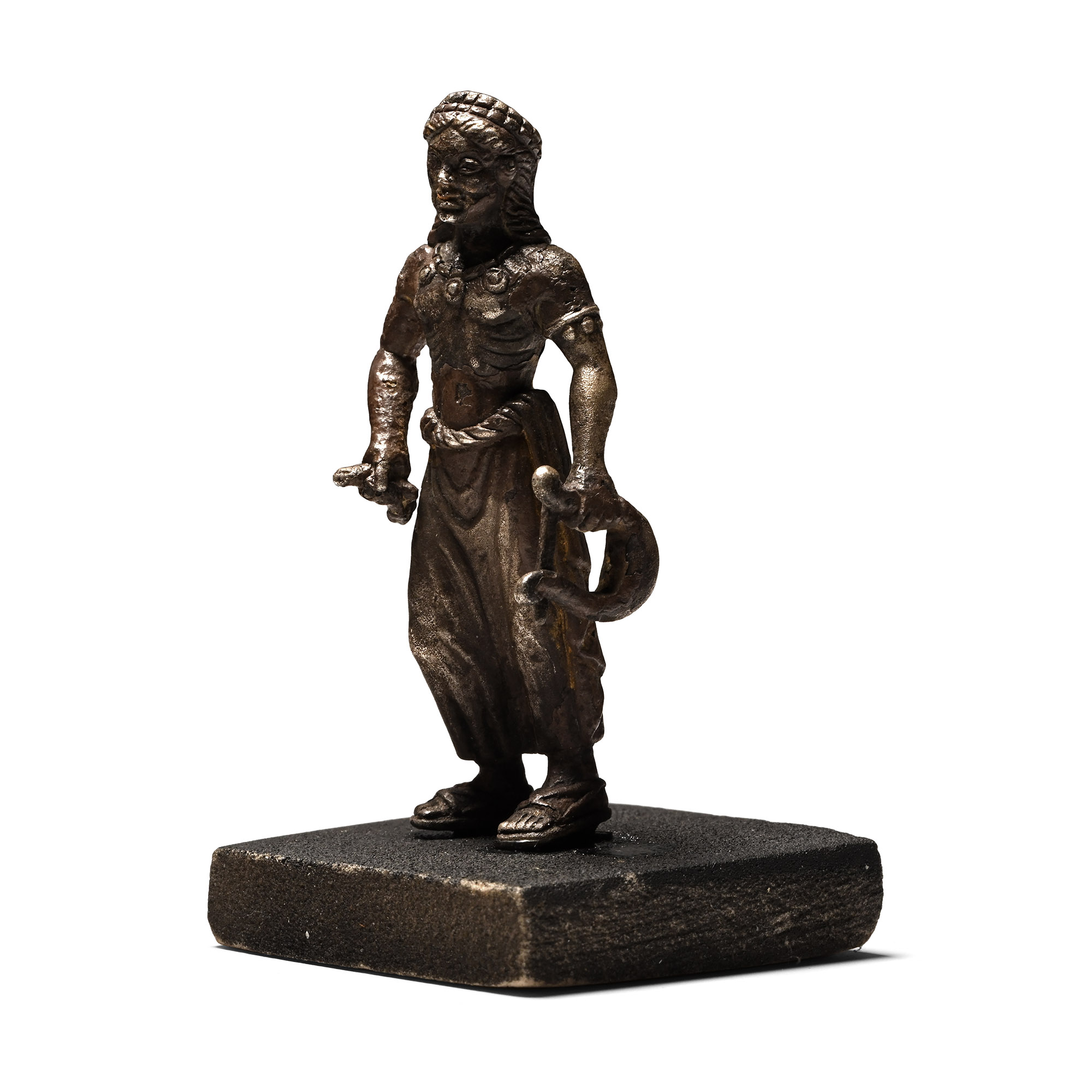 Roman Archaising Silver Statuette