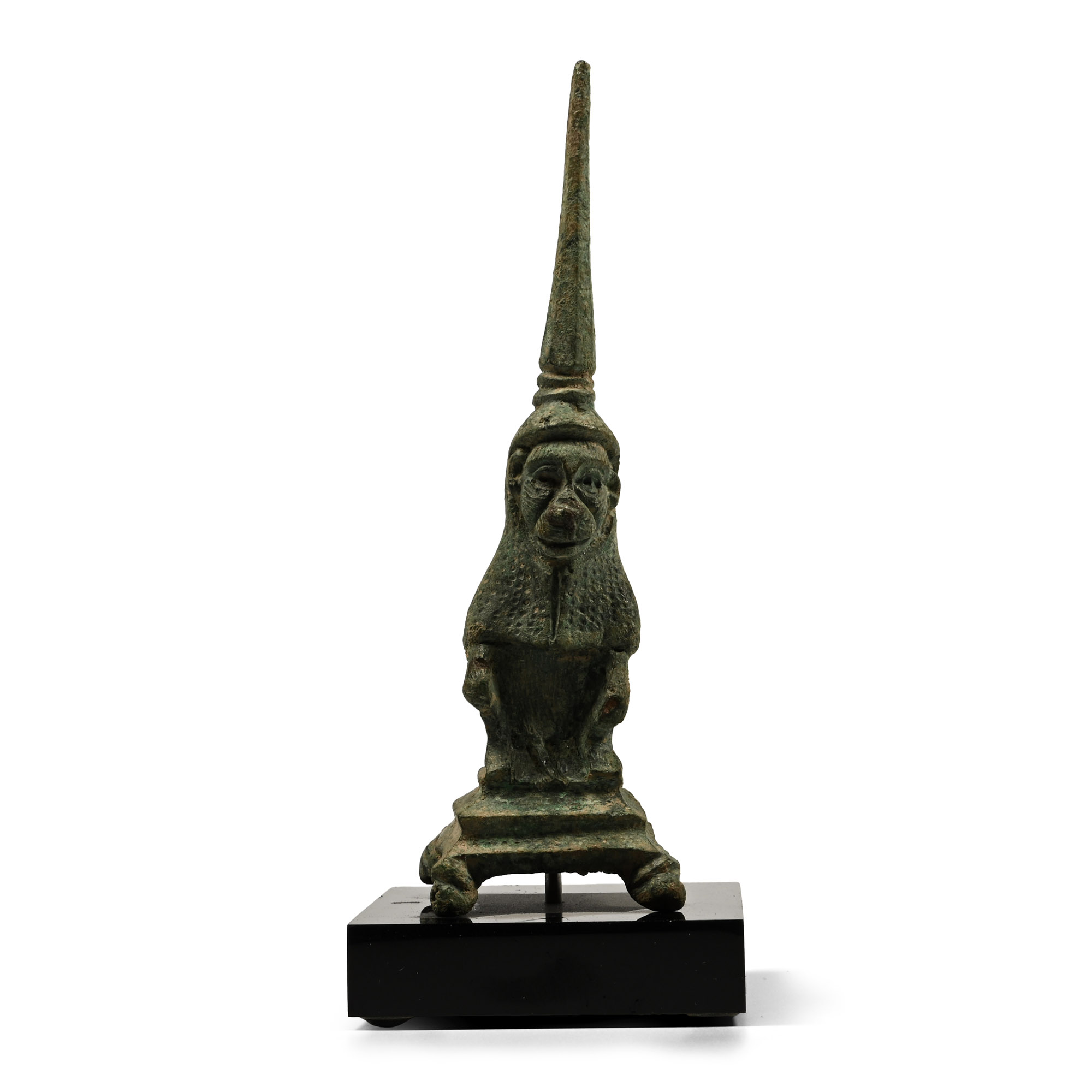 Roman Bronze Pricket Candlestick