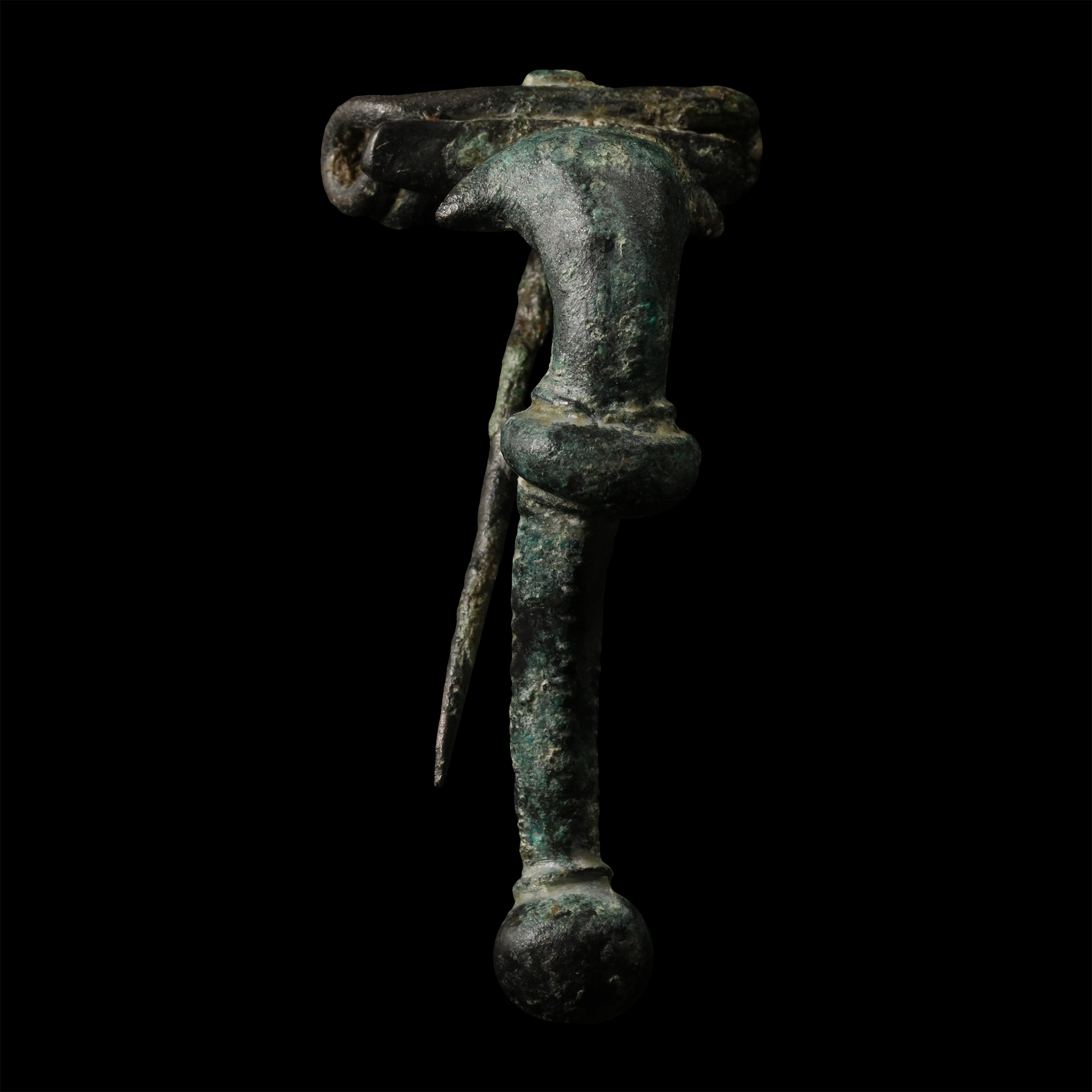 Roman Bronze Bow Brooch