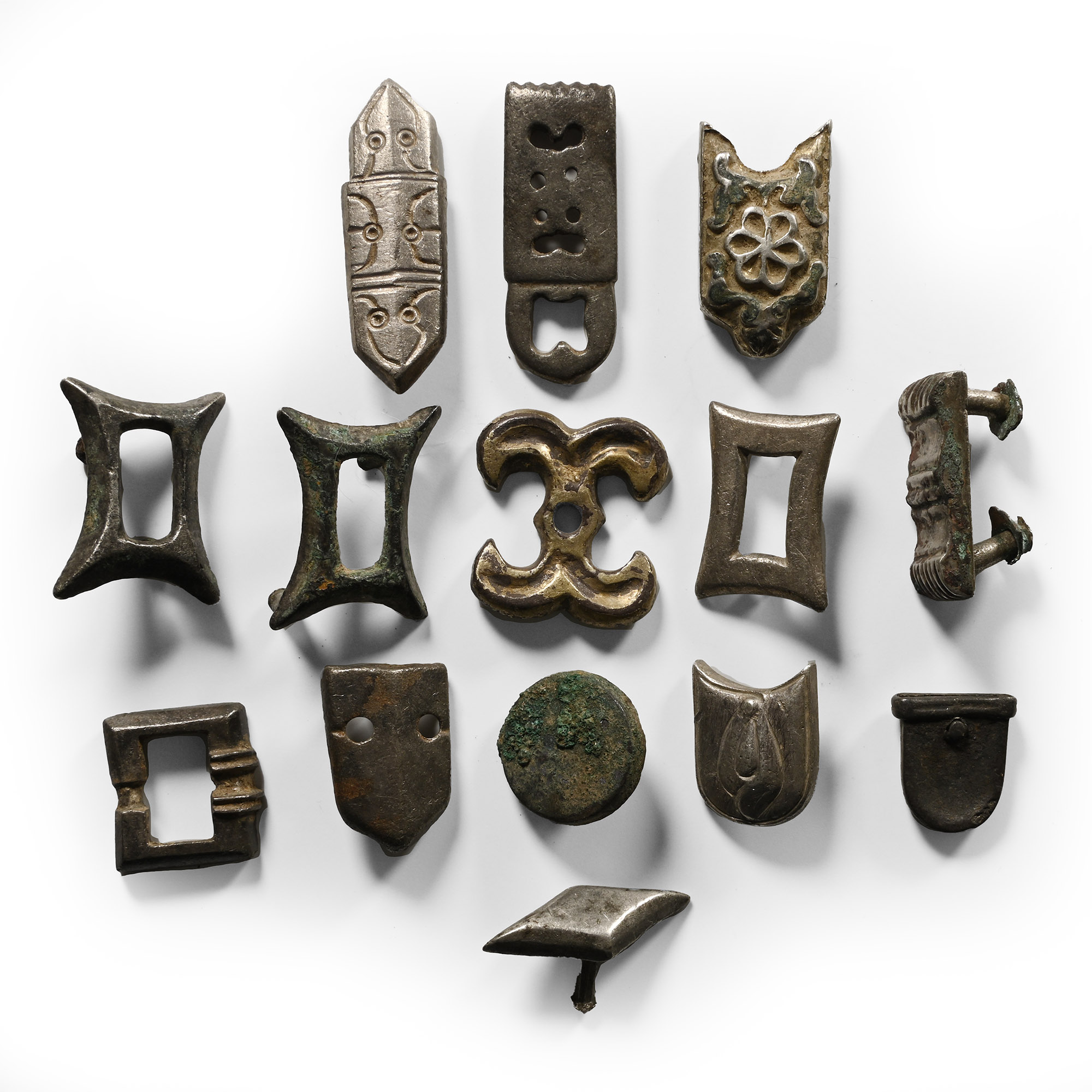 Byzantine Silver Belt Mount Group