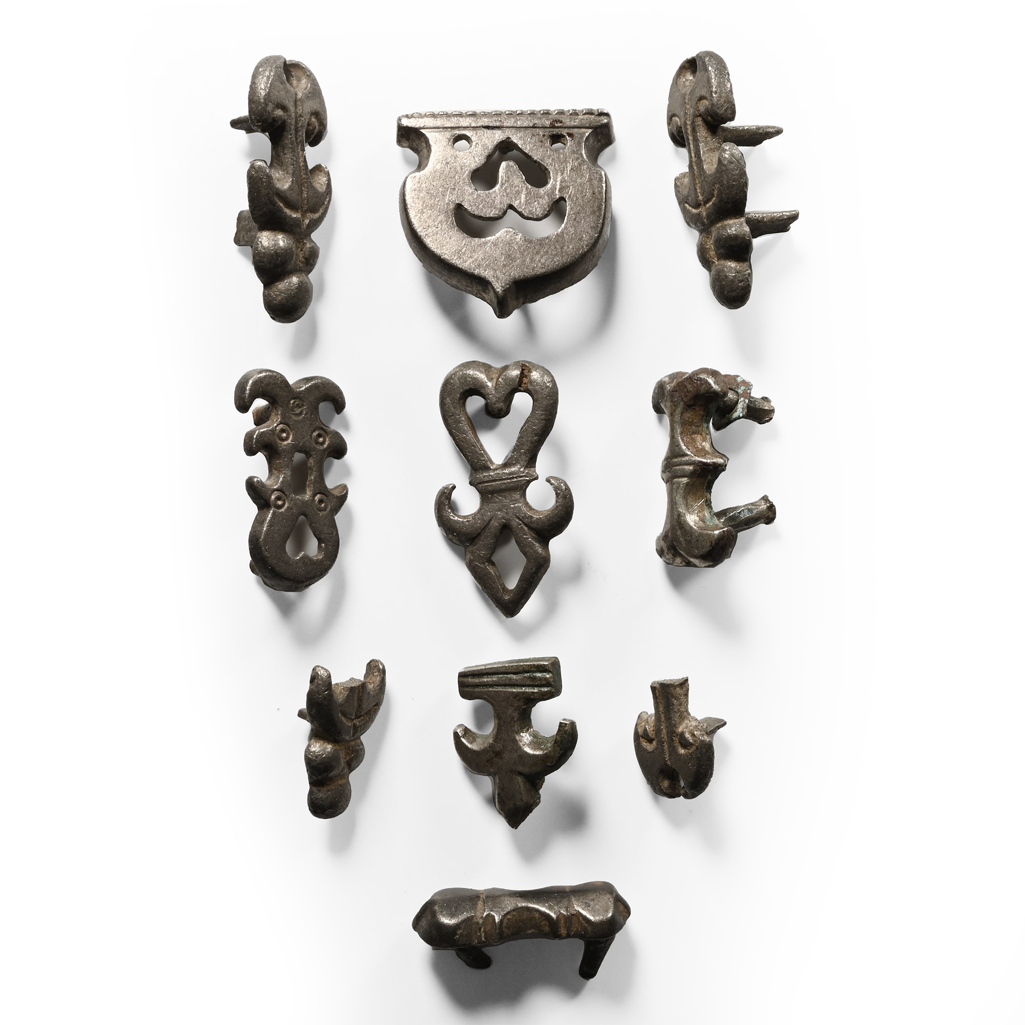 Byzantine Silver Horse Harness Mount Group