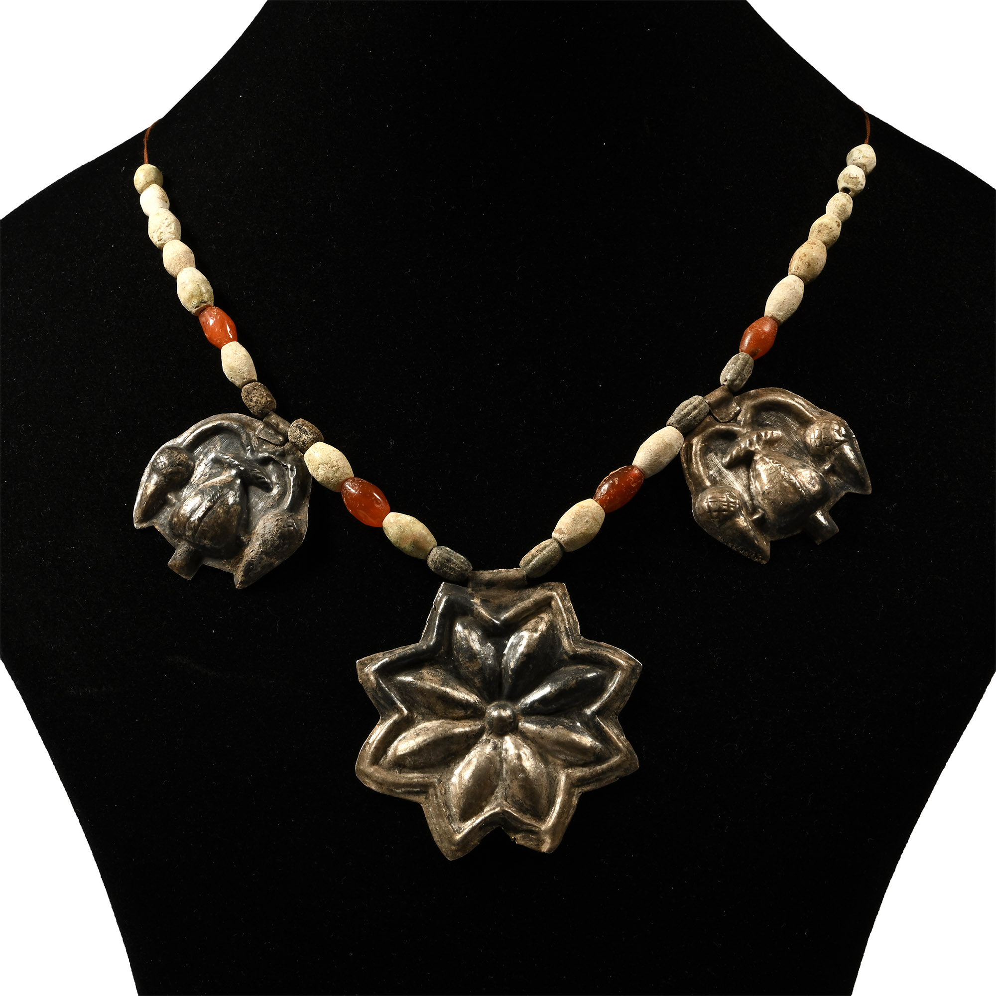 Elamite Carnelian Necklace with Pendants