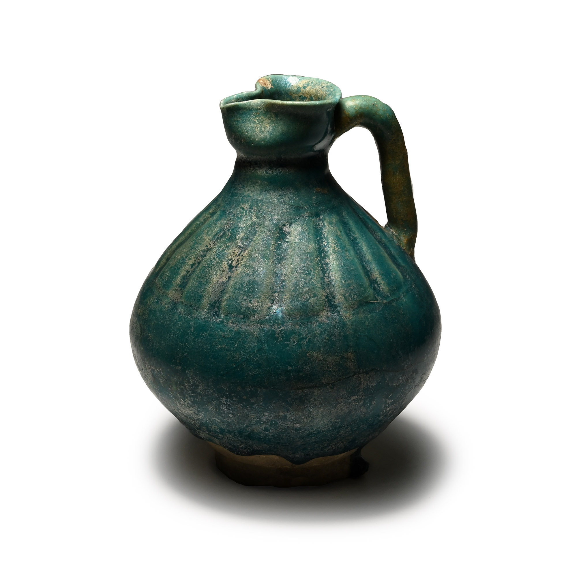 Western Asiatic Blue-Glazed Vessel