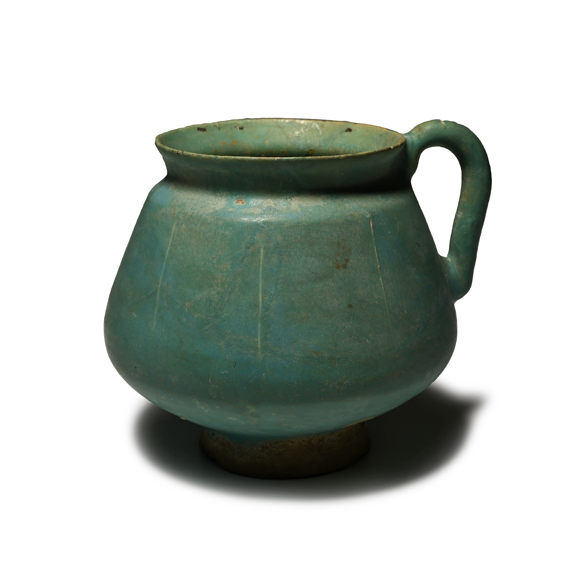 Western Asiatic Blue-Glazed Vessel