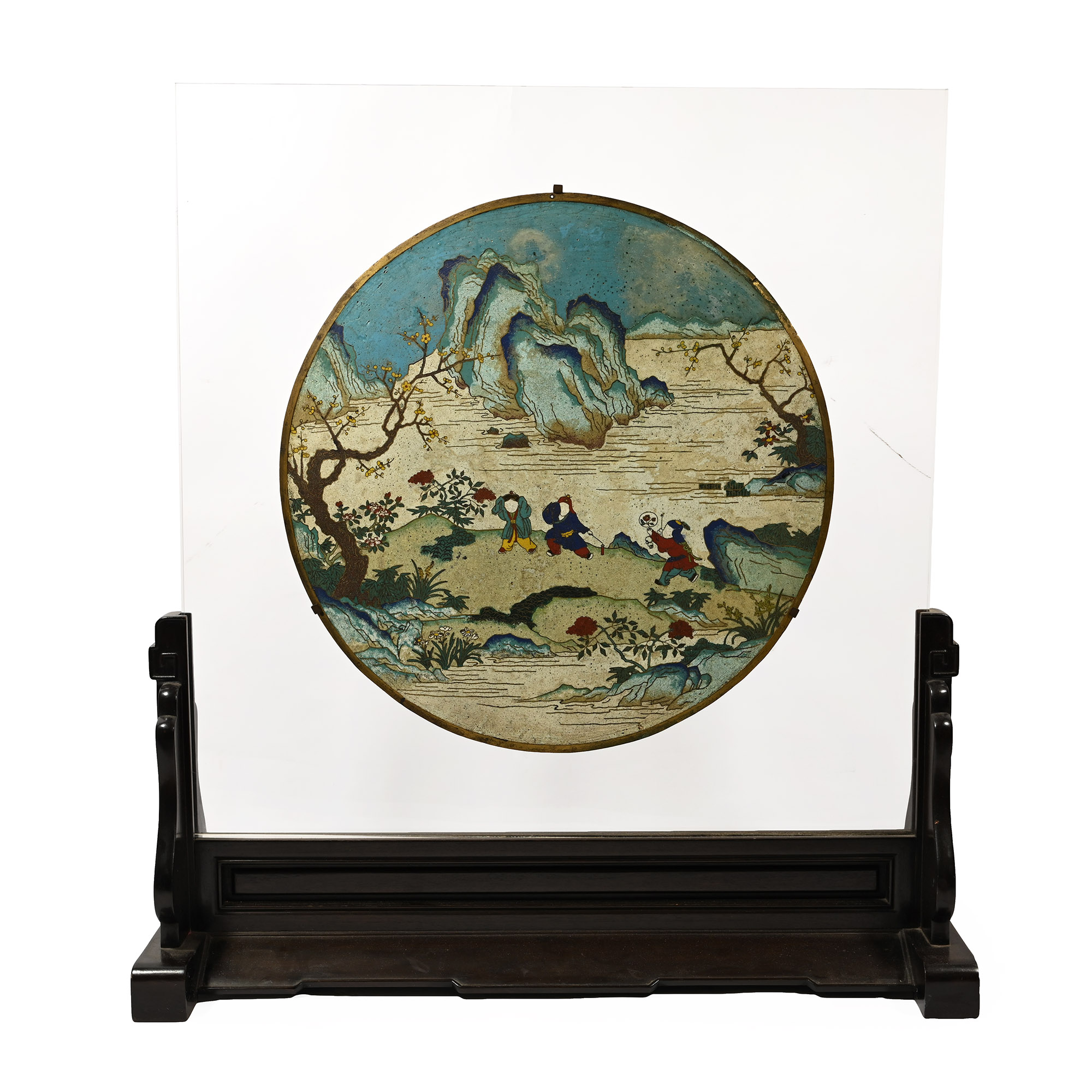 Japanese Cloisonne Enamelled Copper Dish