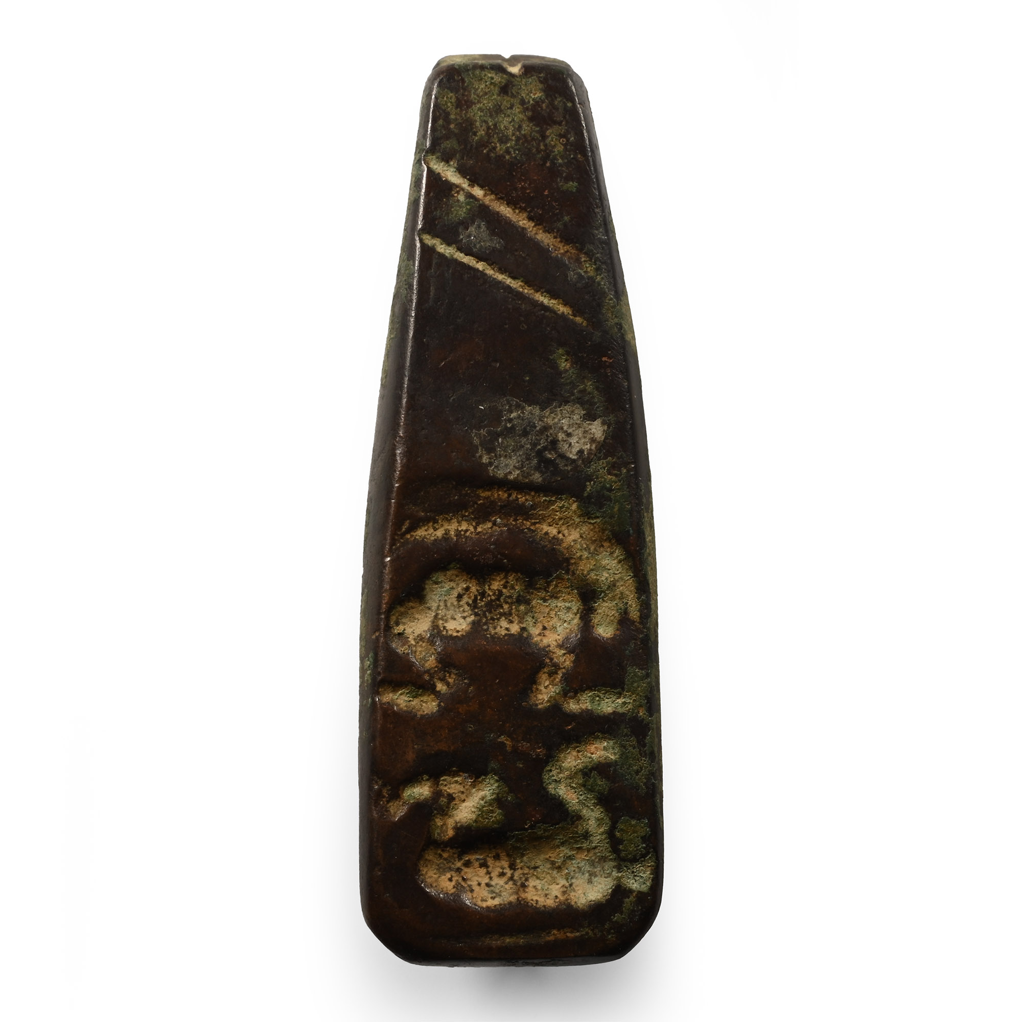 Western Asiatic Bronze Idol with Seal to Reverse