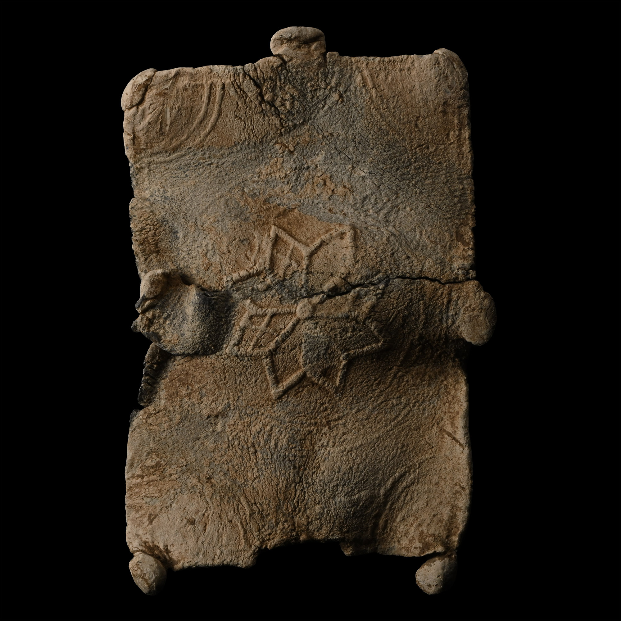 Tudor Period Lead 'Hornbook' Writing Aid