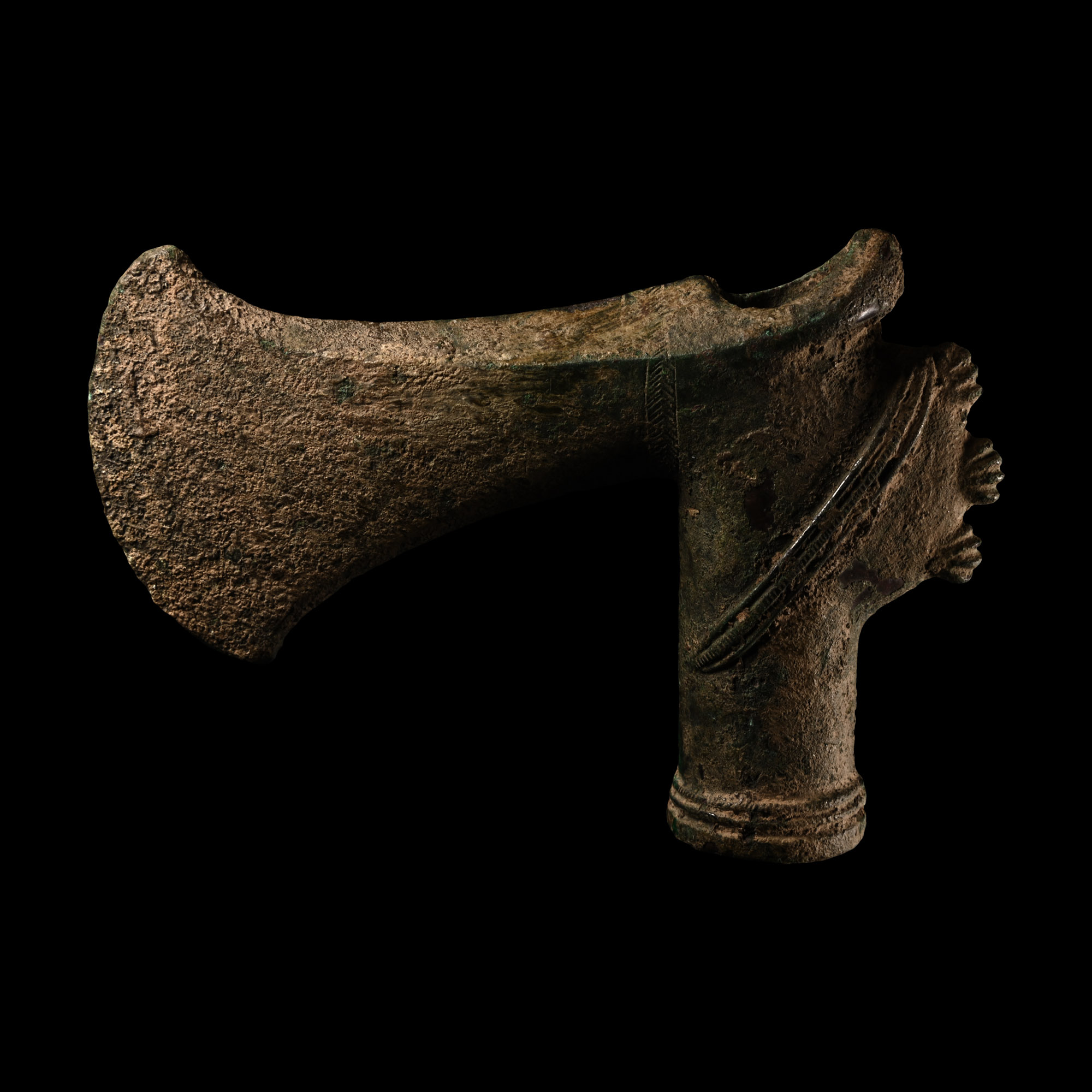 Luristan Socketted Bronze Axe Head Sar-e Tabar
