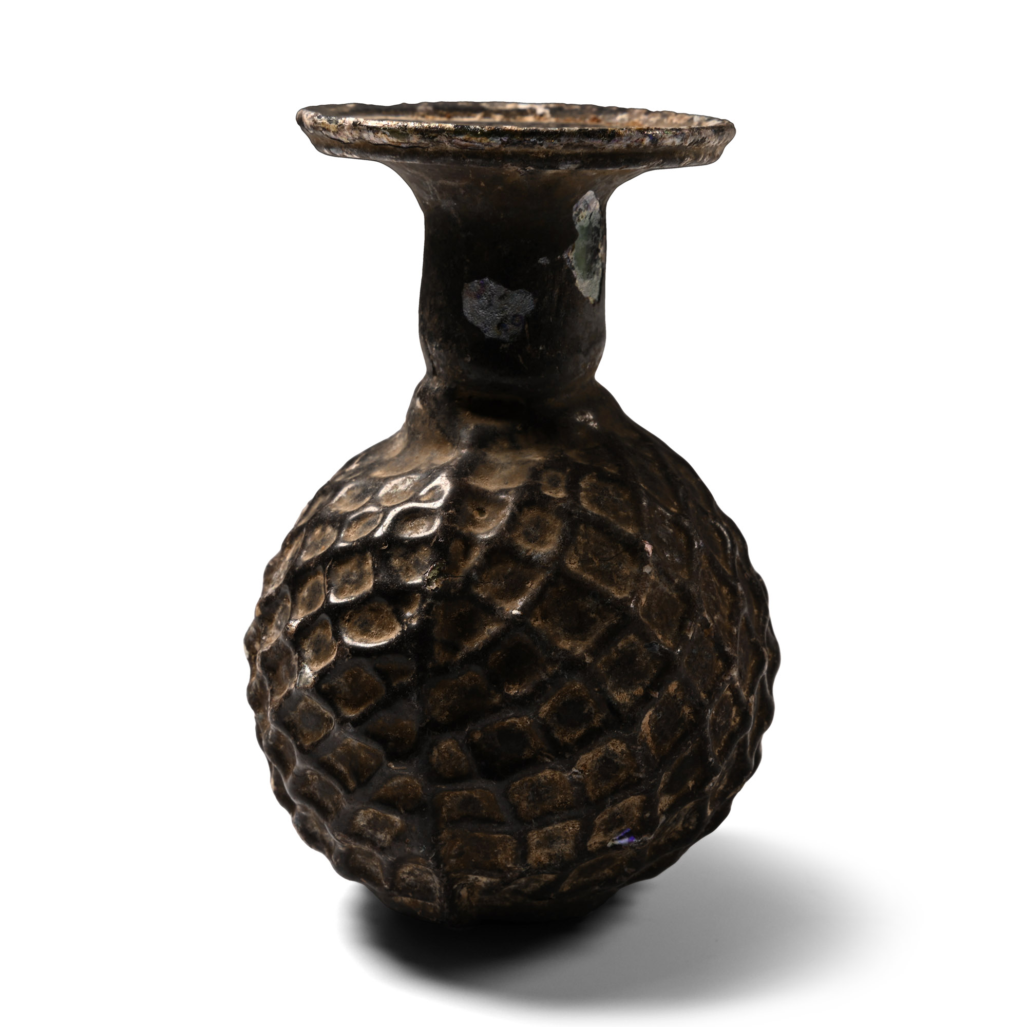 Roman Glass 'Sprinkler' Vessel with Net Pattern