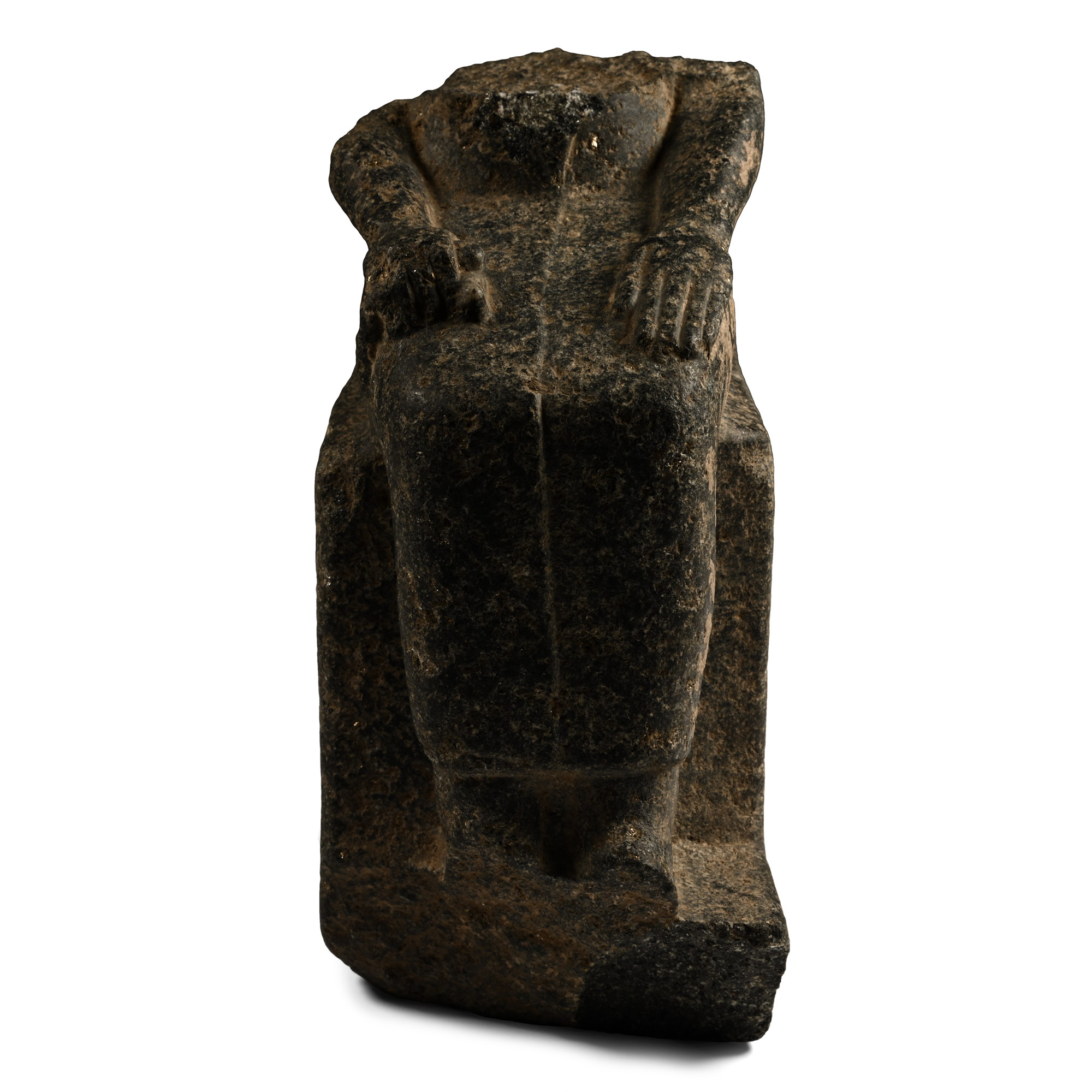 Egyptian Granite Seated Figure