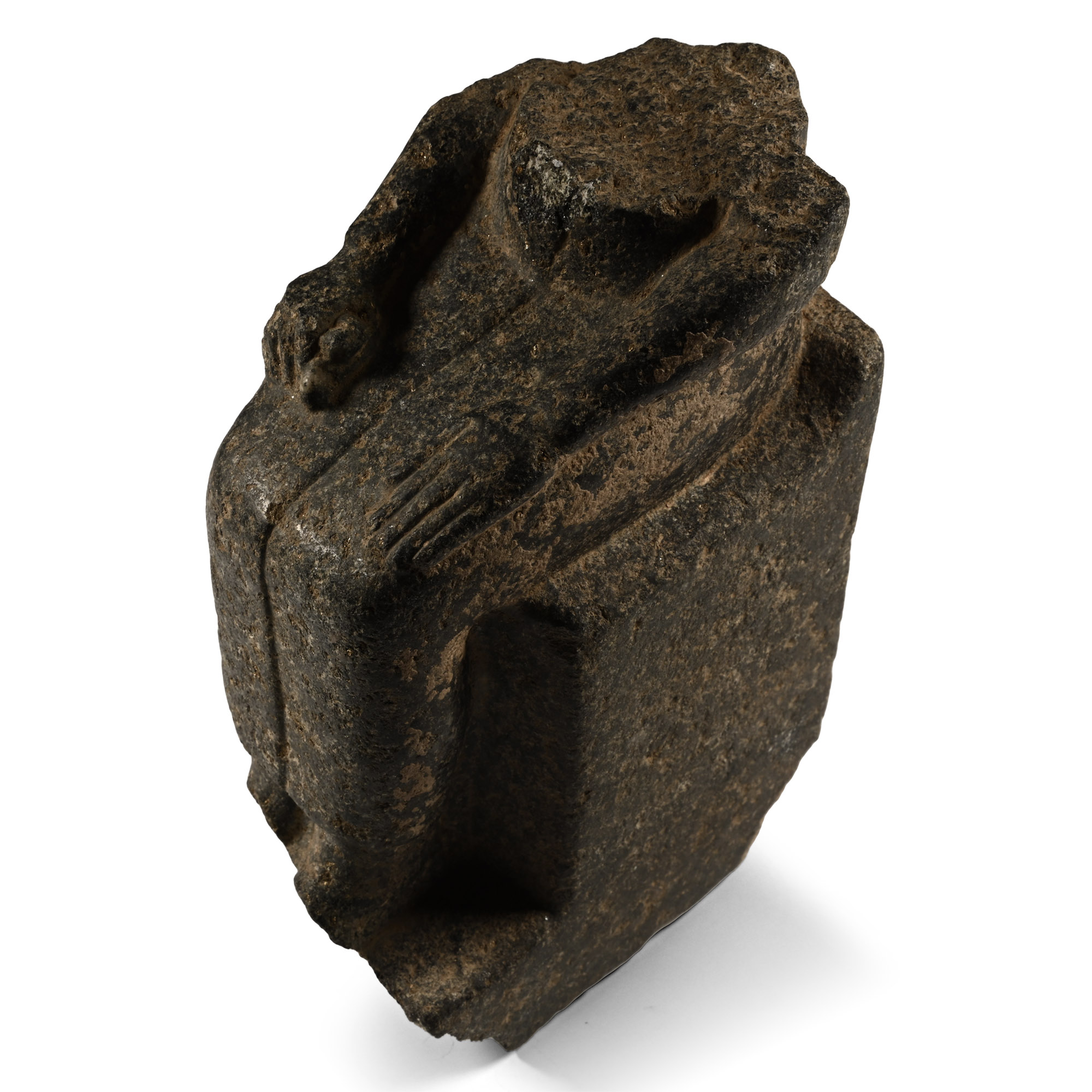 Egyptian Granite Seated Figure