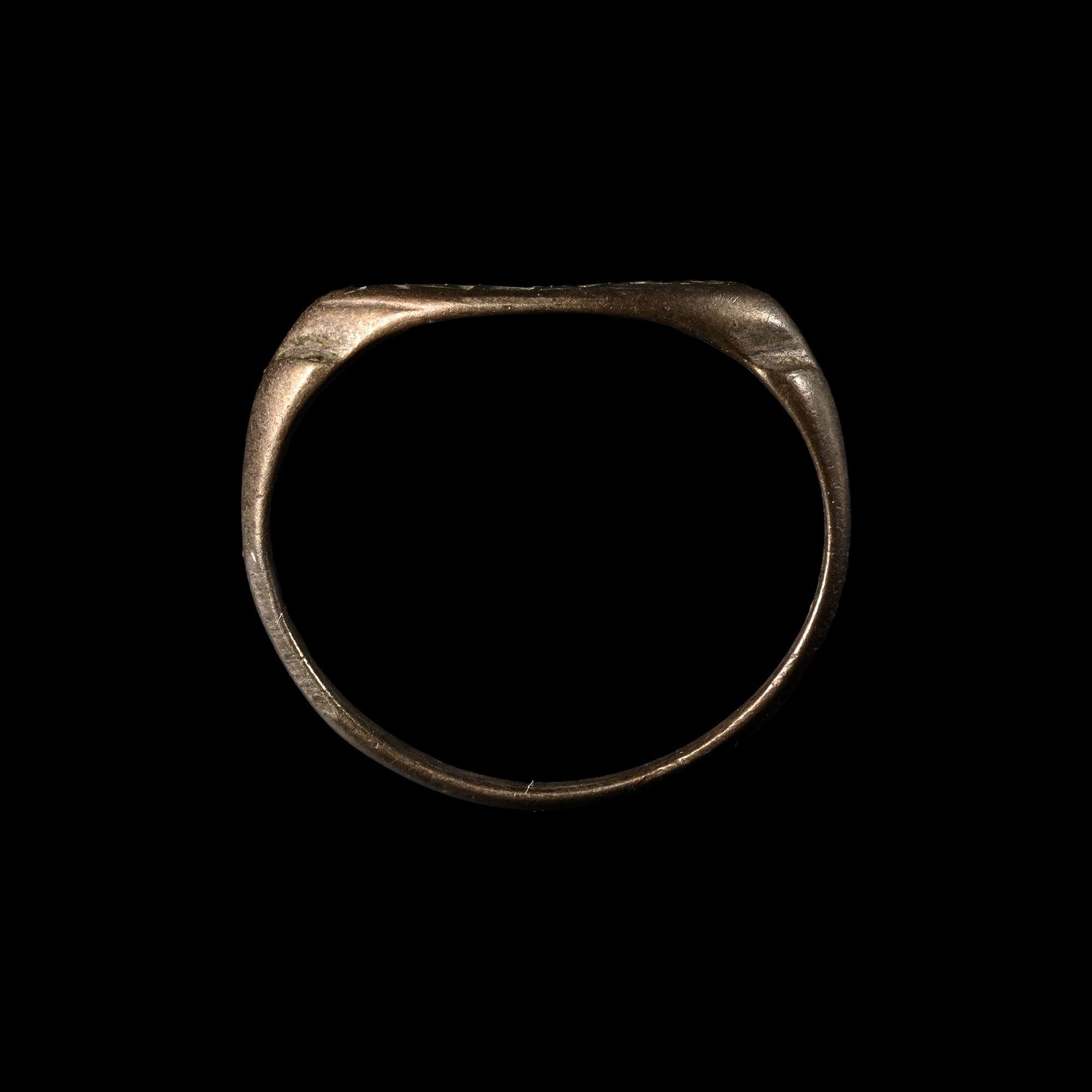 Roman Silver Ring with 'Eugeni' Inscription