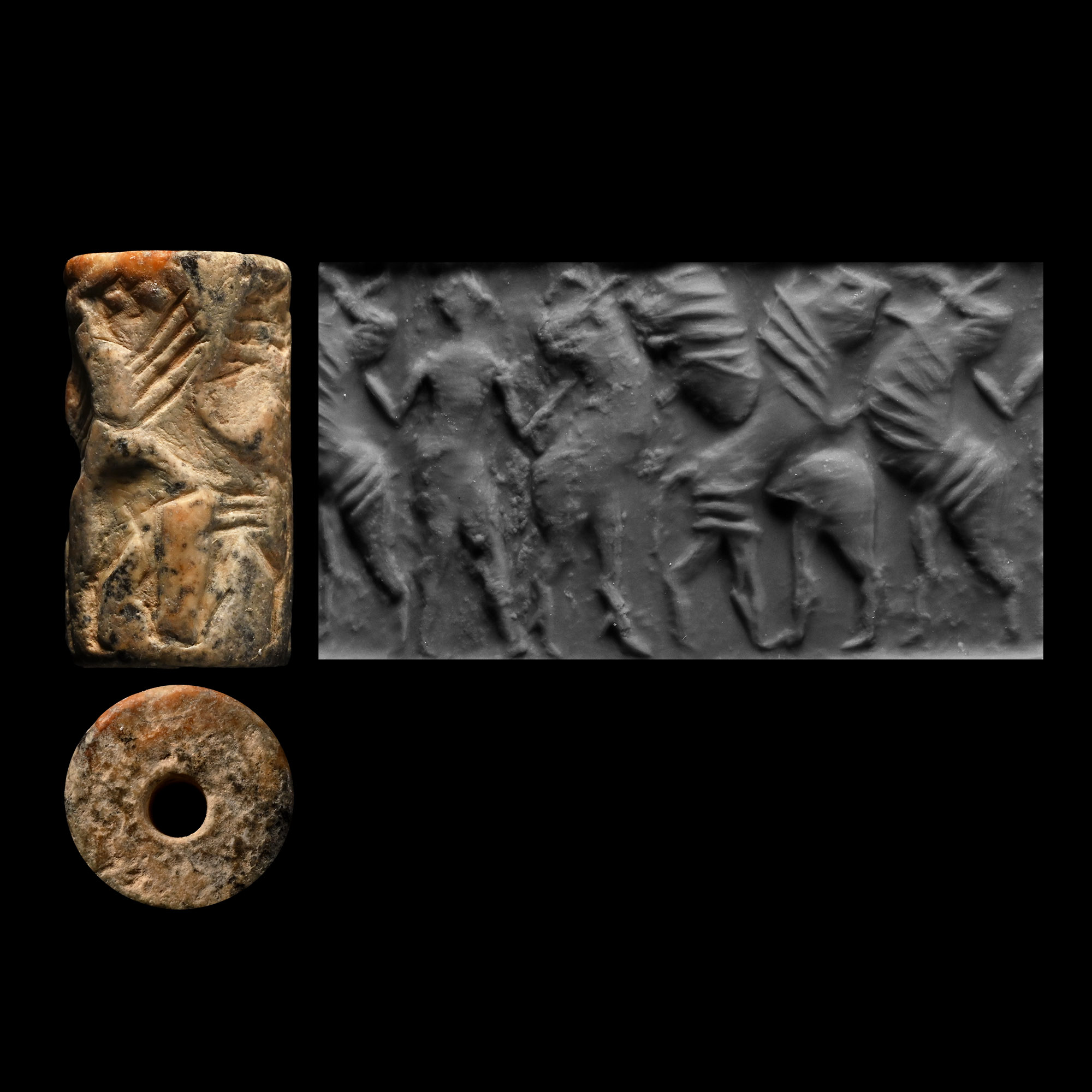 Sumerian Cylinder Seal with Animals