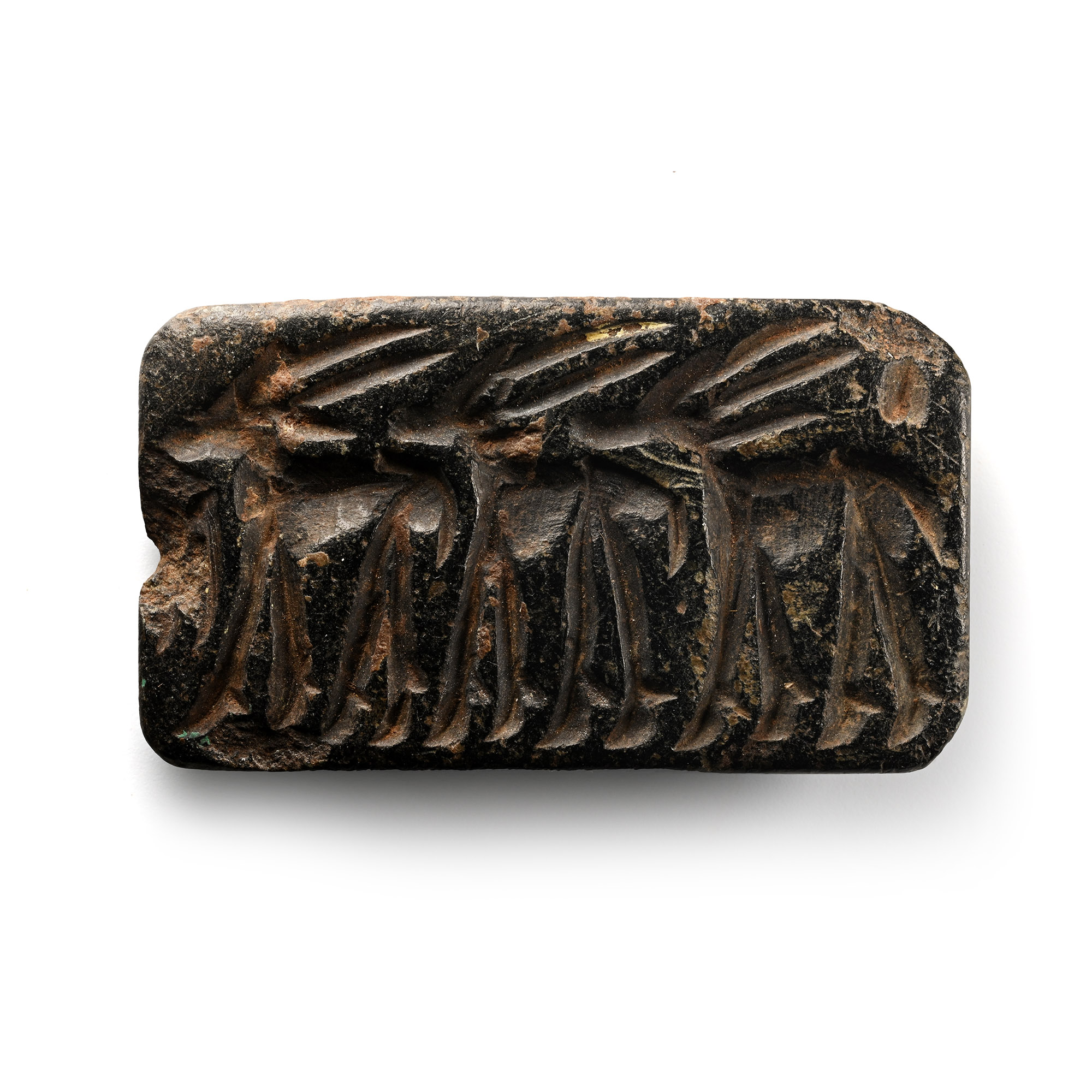Western Asiatic Steatite Seal with Animals