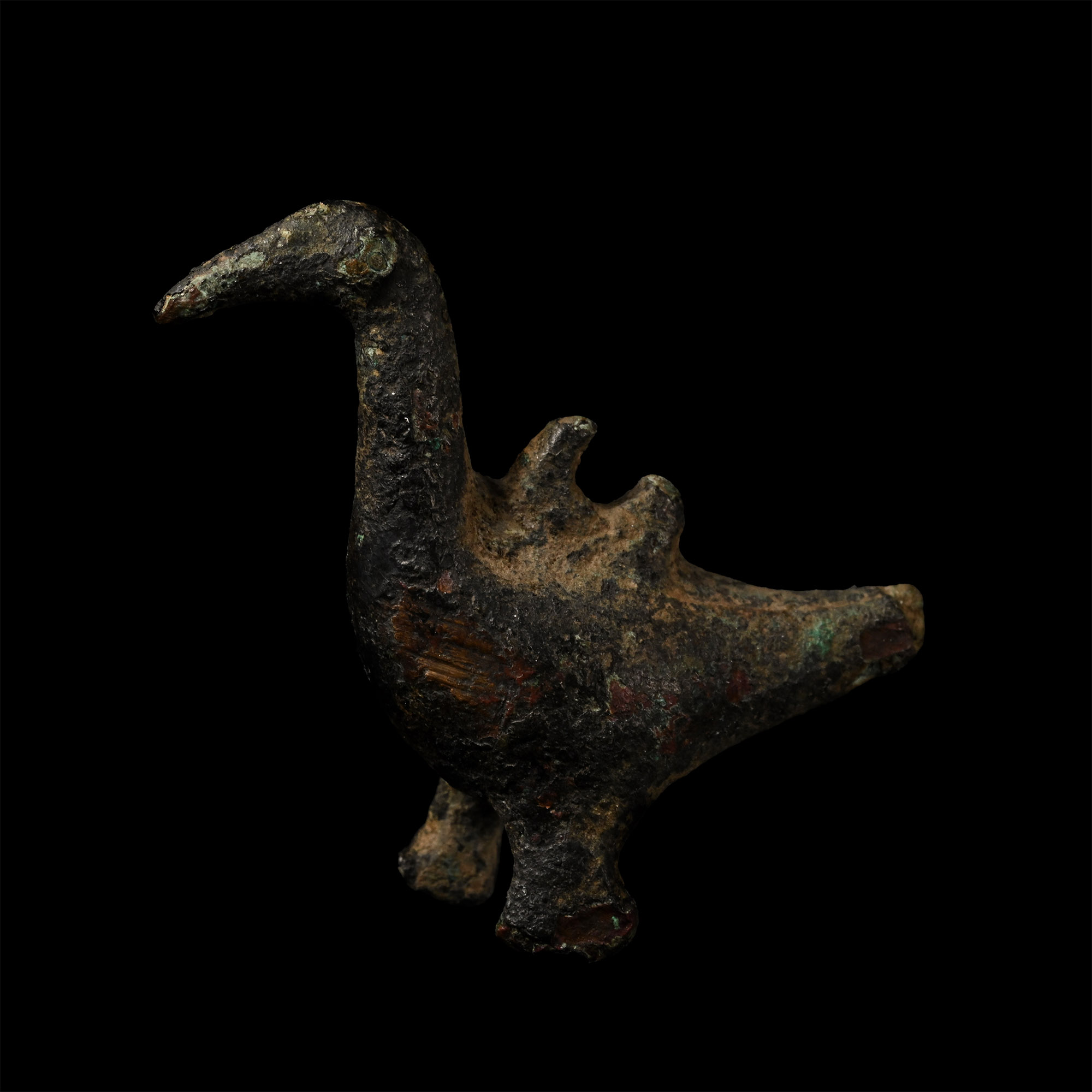 Greek Bronze Bird Figure
