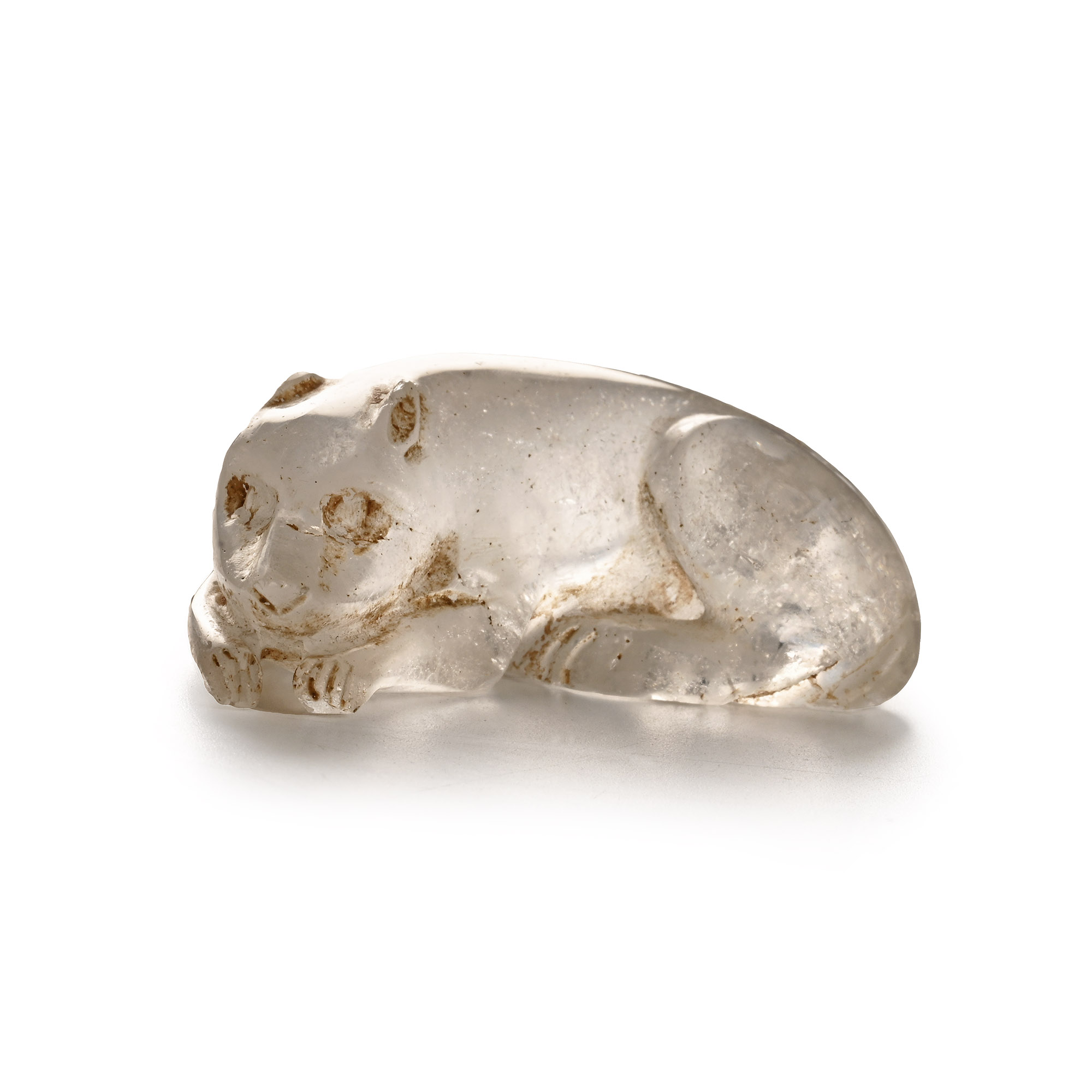 Roman Rock Crystal Sleeping Dog