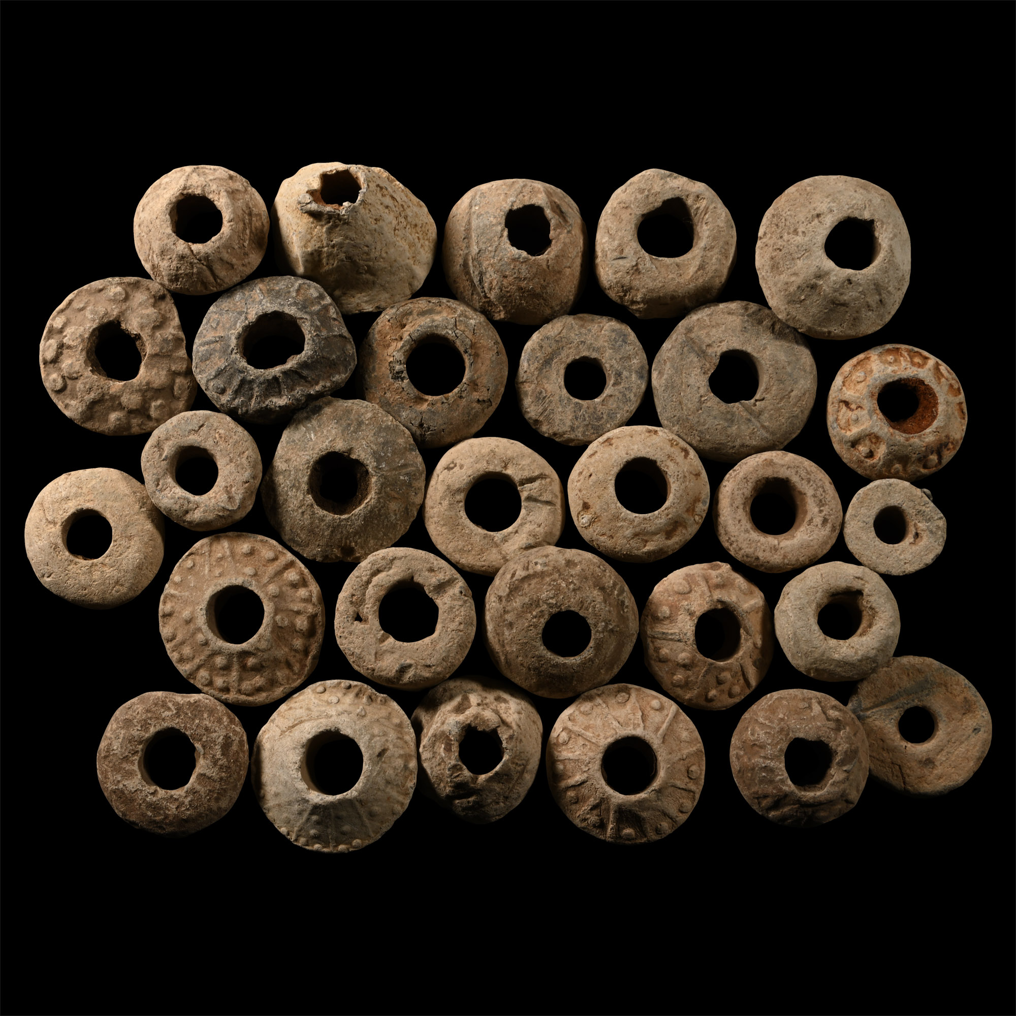 Medieval and Other Lead Spindle Whorl Collection