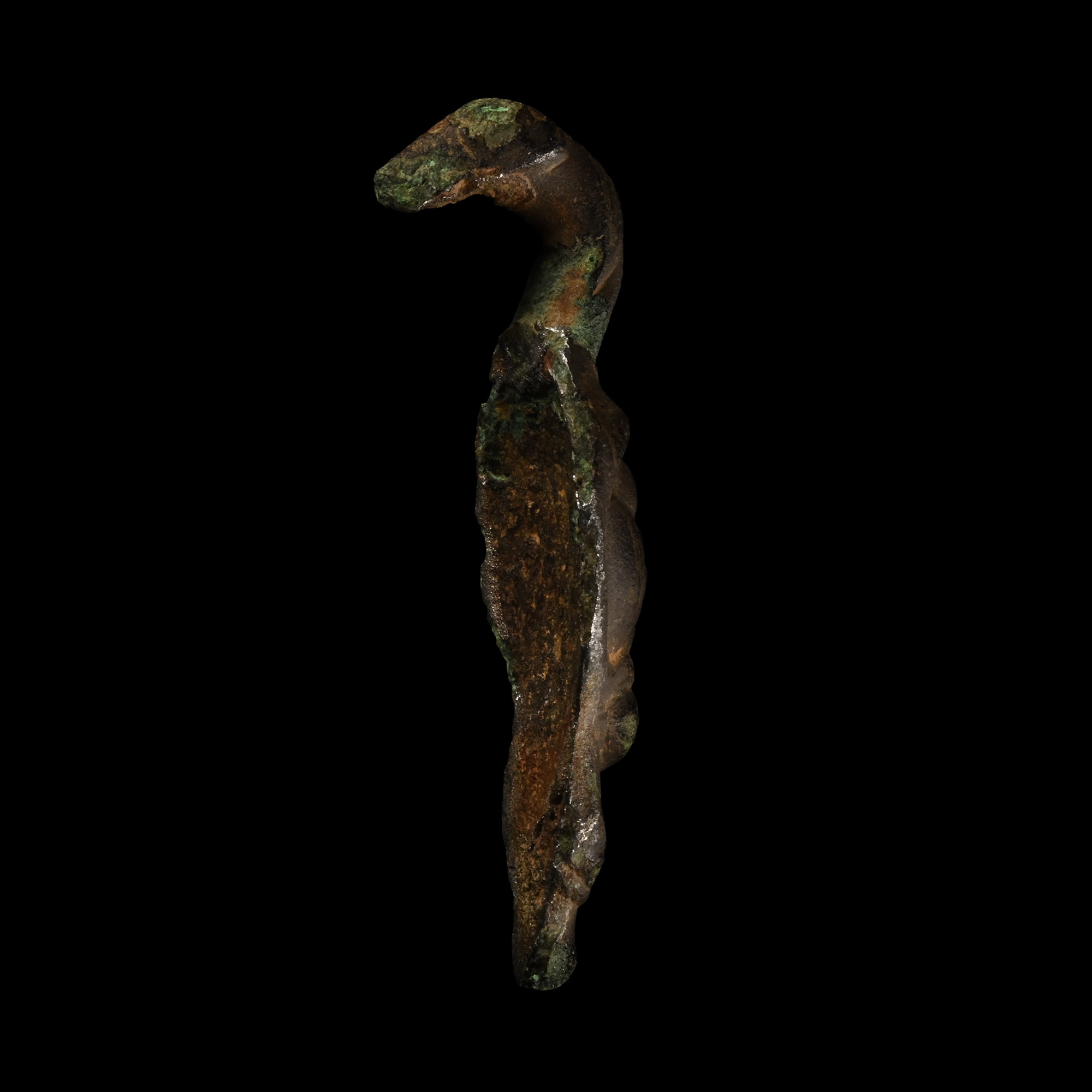 Irish Bronze Hanging Bowl Mount